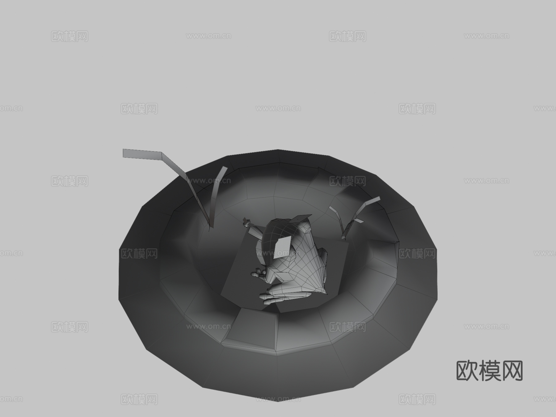 青蛙3d模型