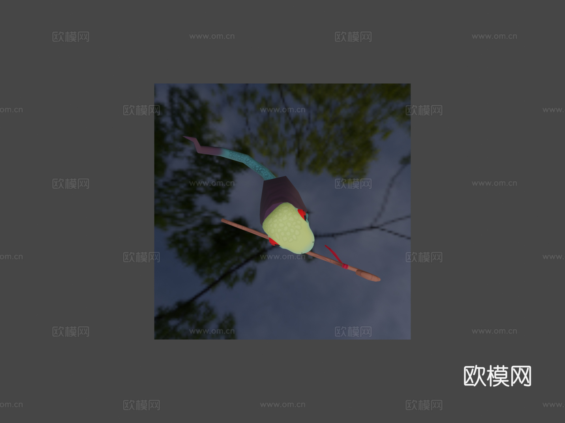 蜥蜴法师3d模型