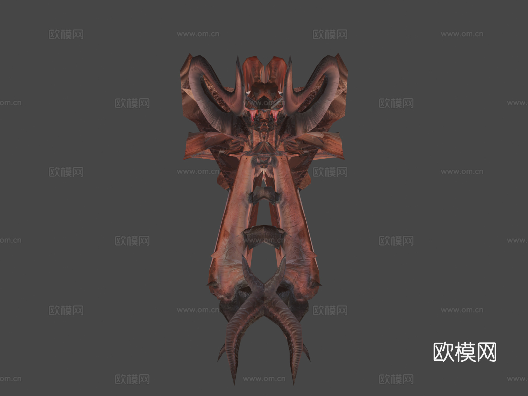 弗林特巨口3d模型