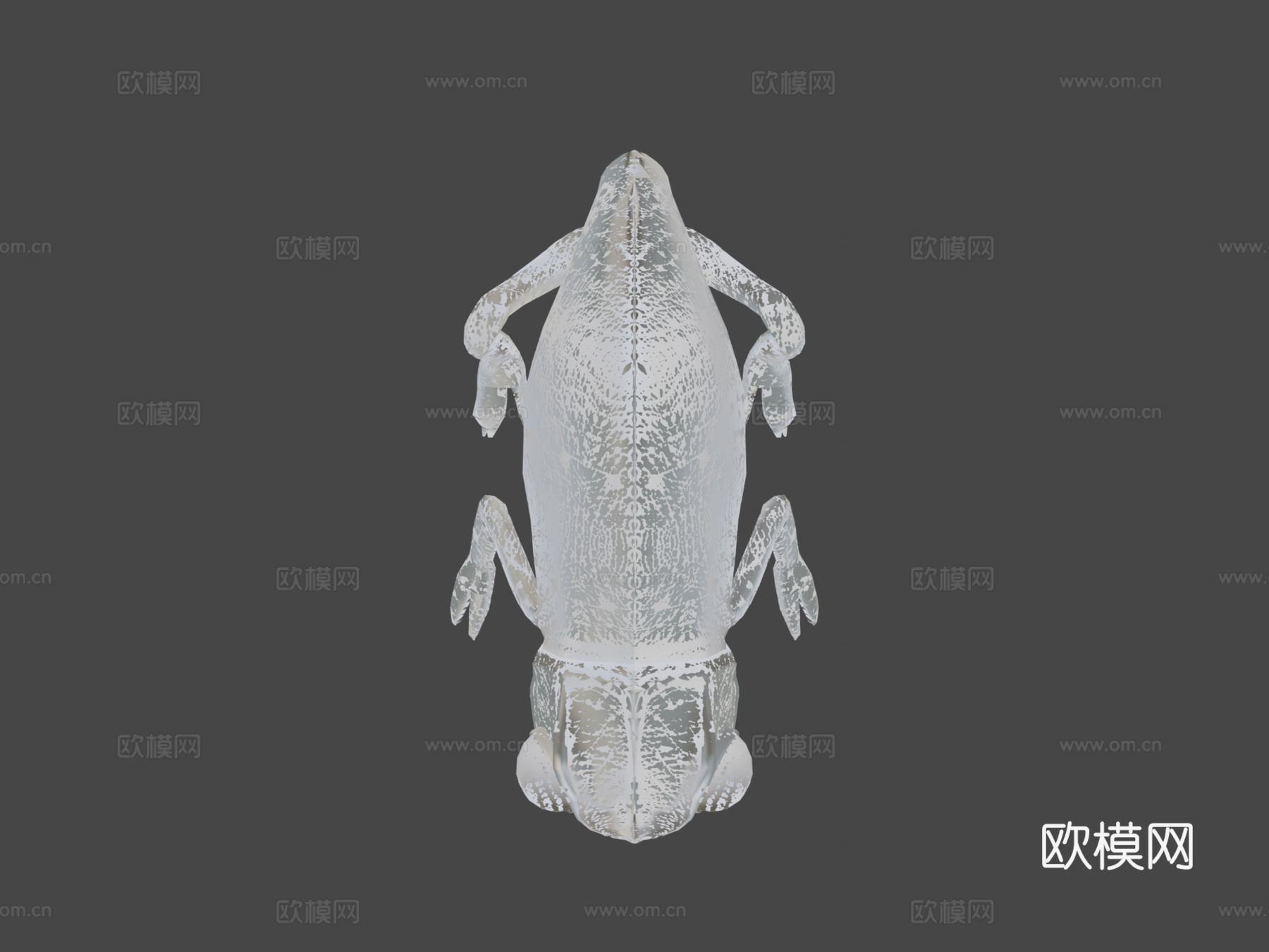 变色龙43d模型