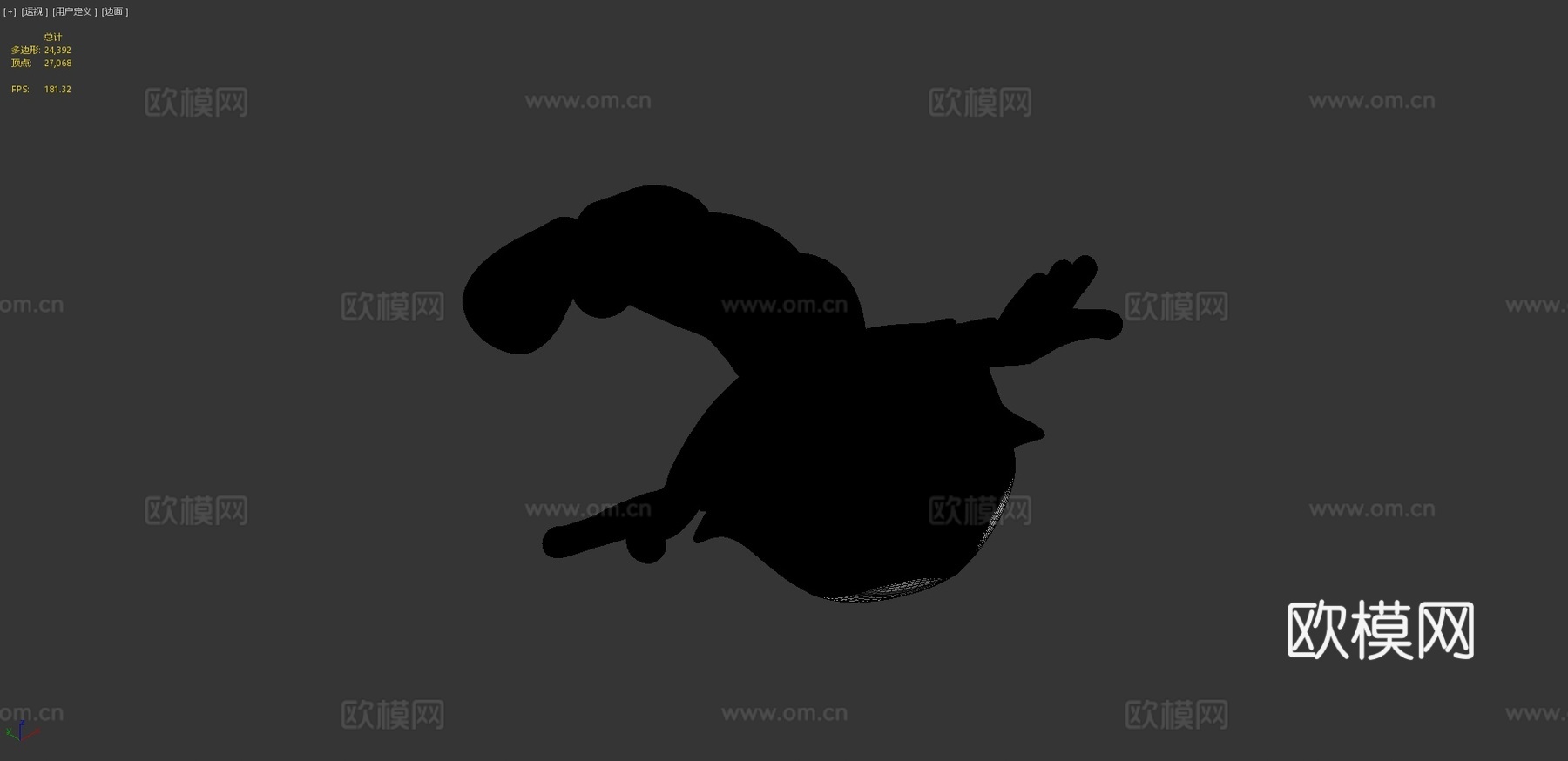 菲力克斯猫3d模型