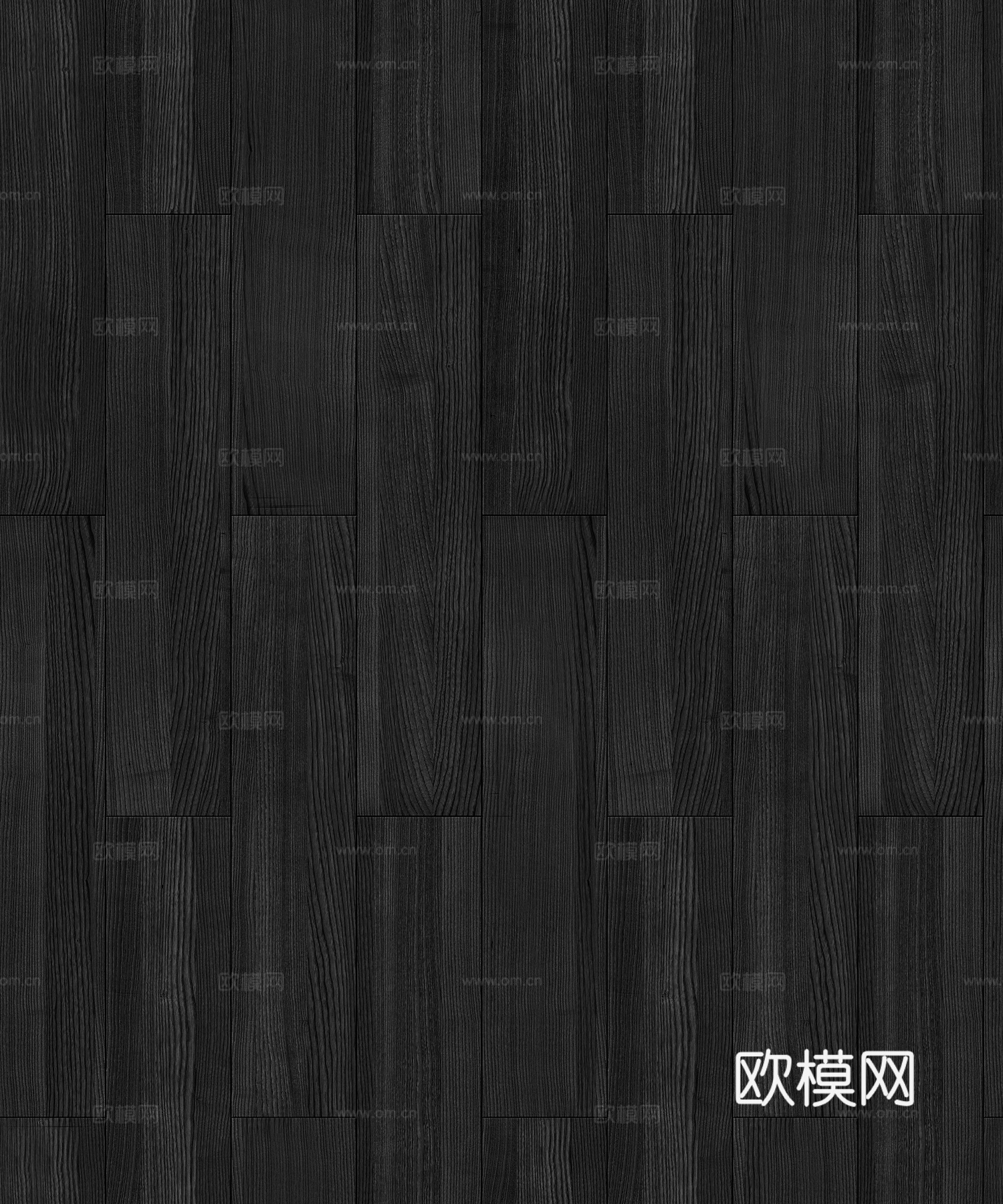 无缝黑色木地板