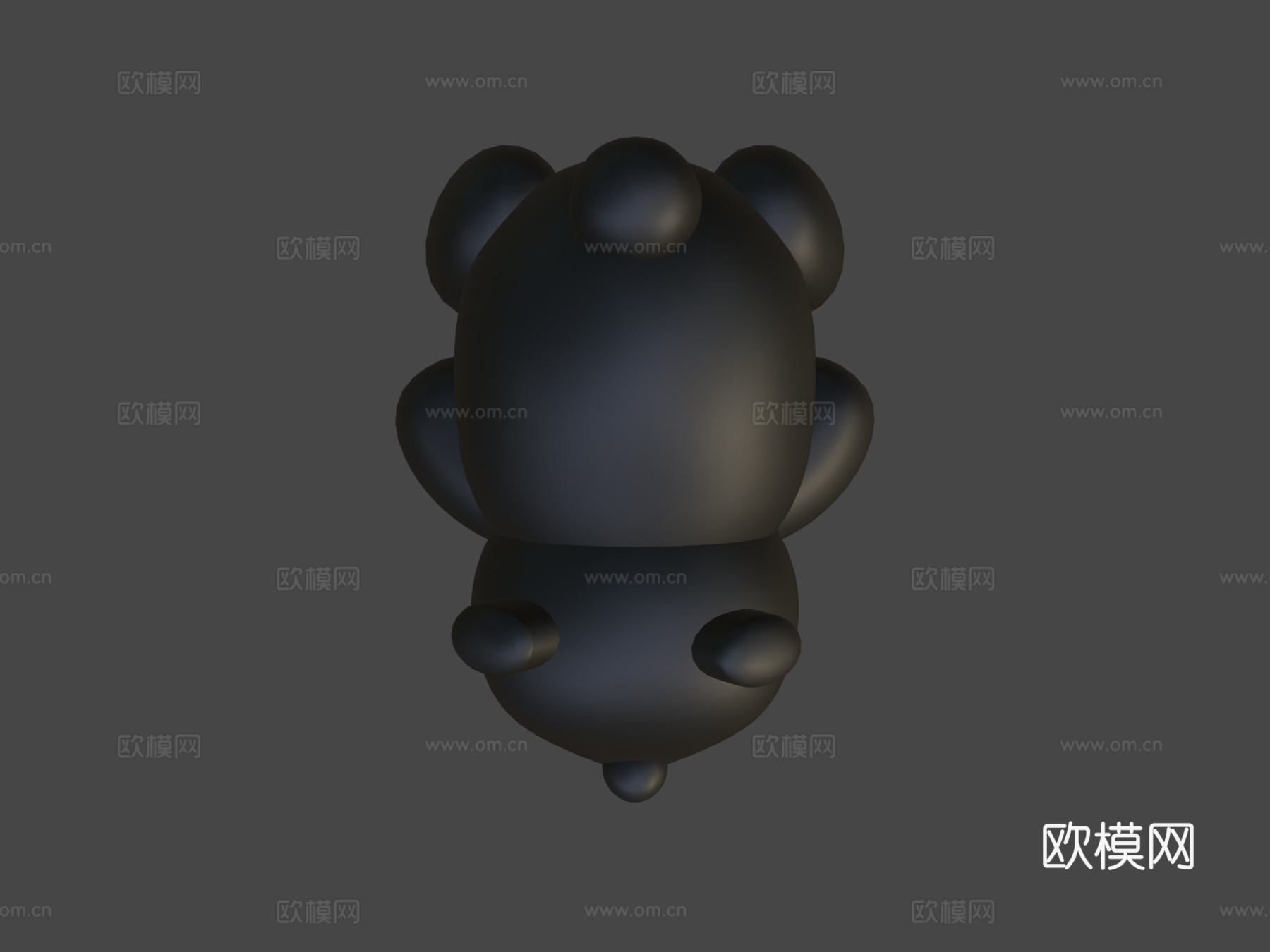 懒熊猫3d模型