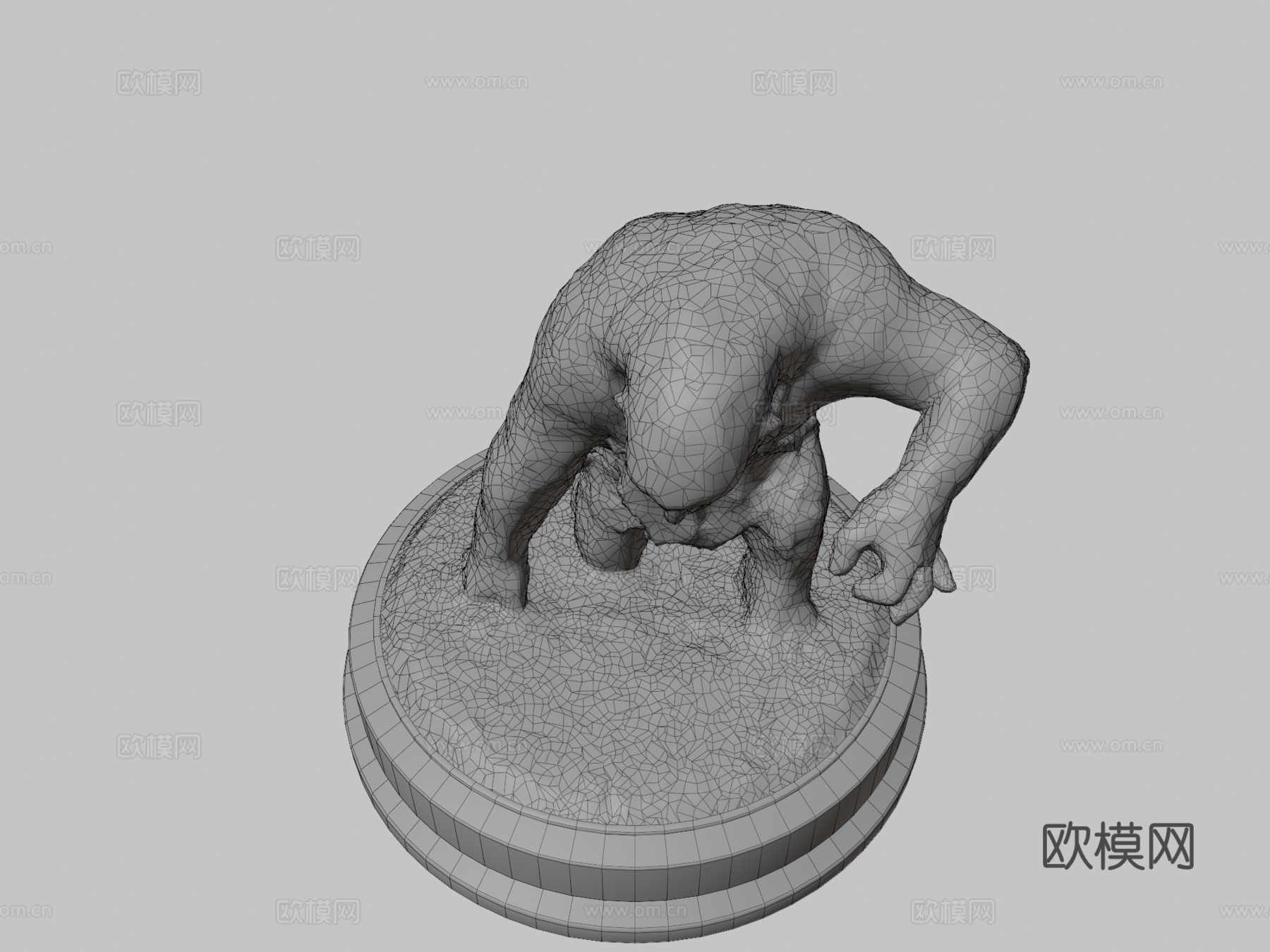 威塔洞穴巨魔伯特3d模型