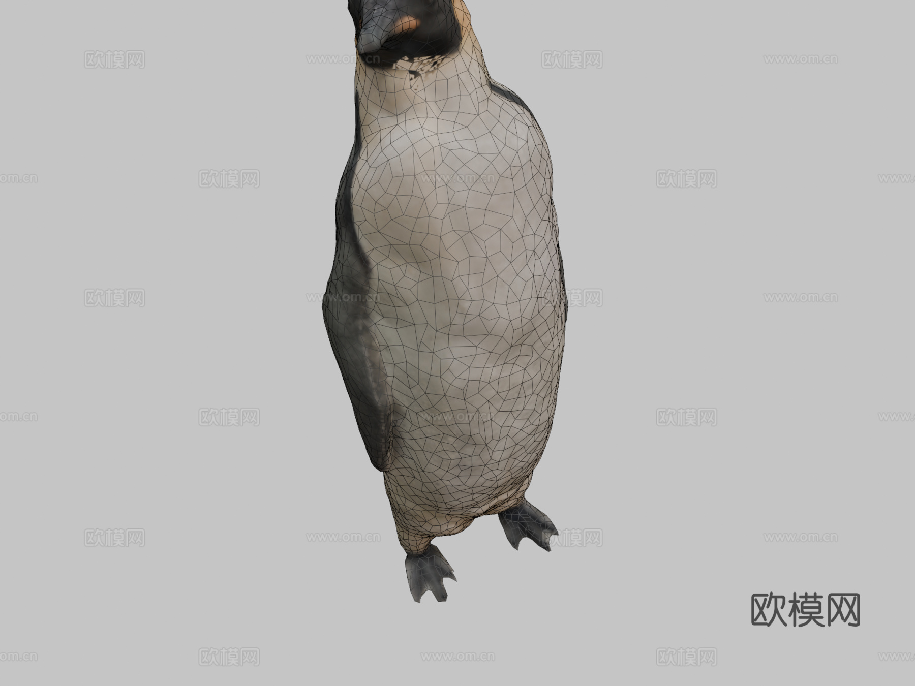 帝企鹅3d模型