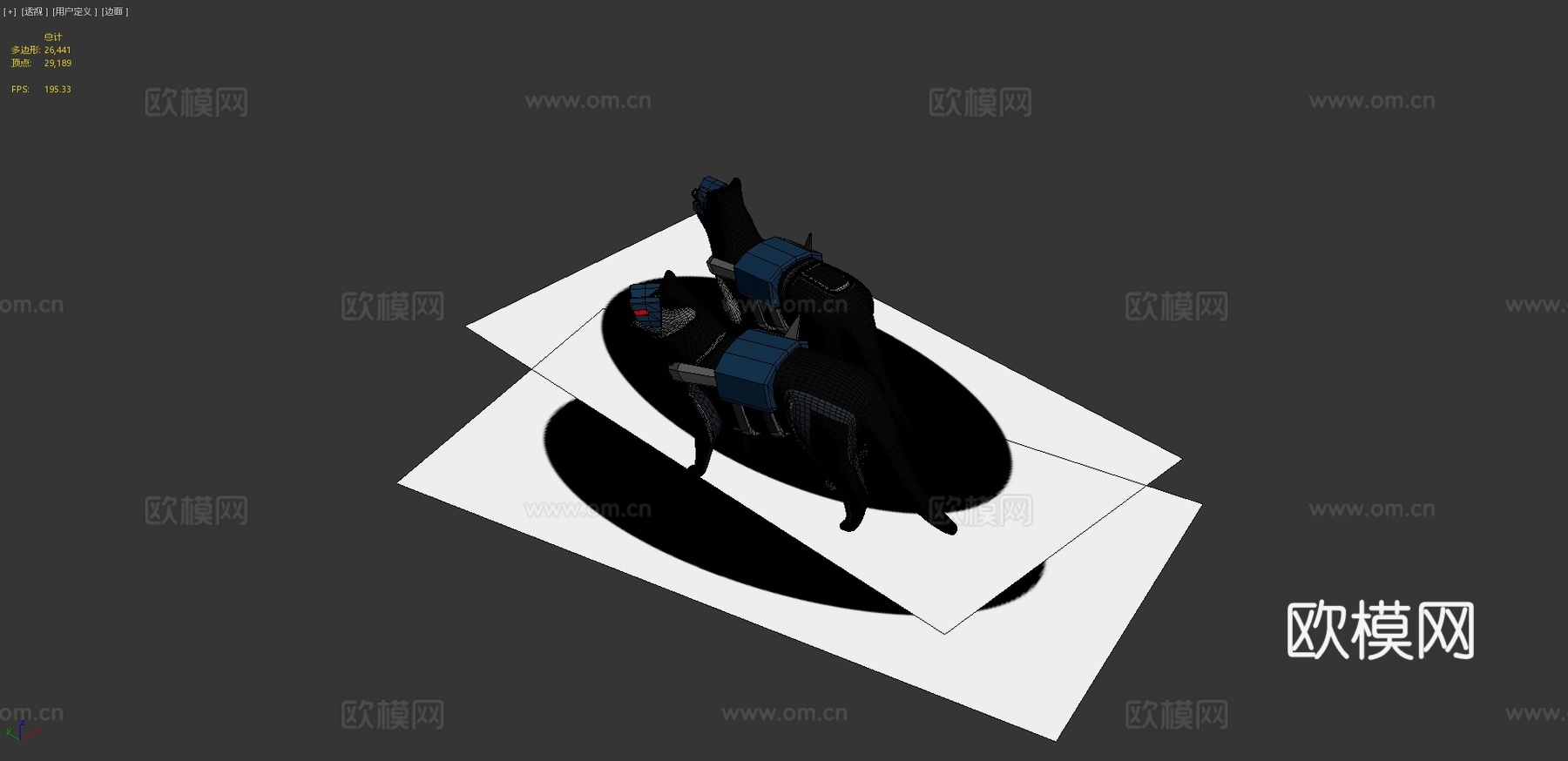 赛博猫3d模型