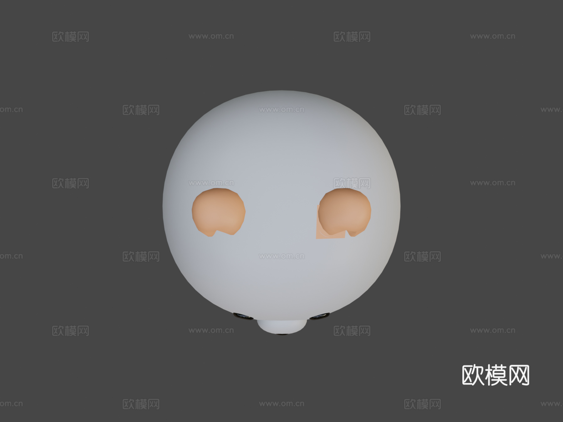 博美犬布可爱毛绒玩具3d模型