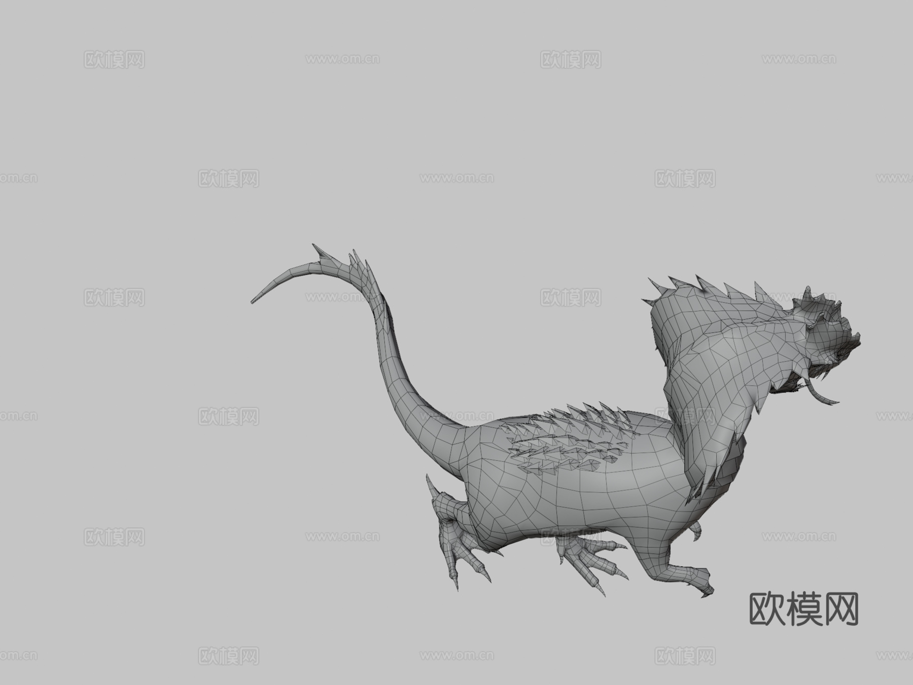 眼镜蛇龙3d模型
