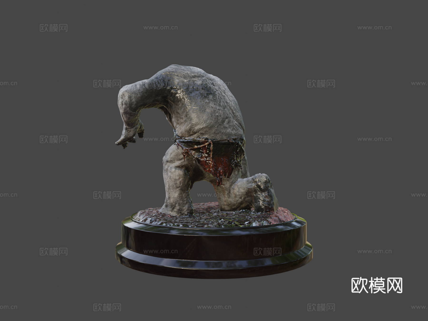 威塔洞穴巨魔伯特3d模型