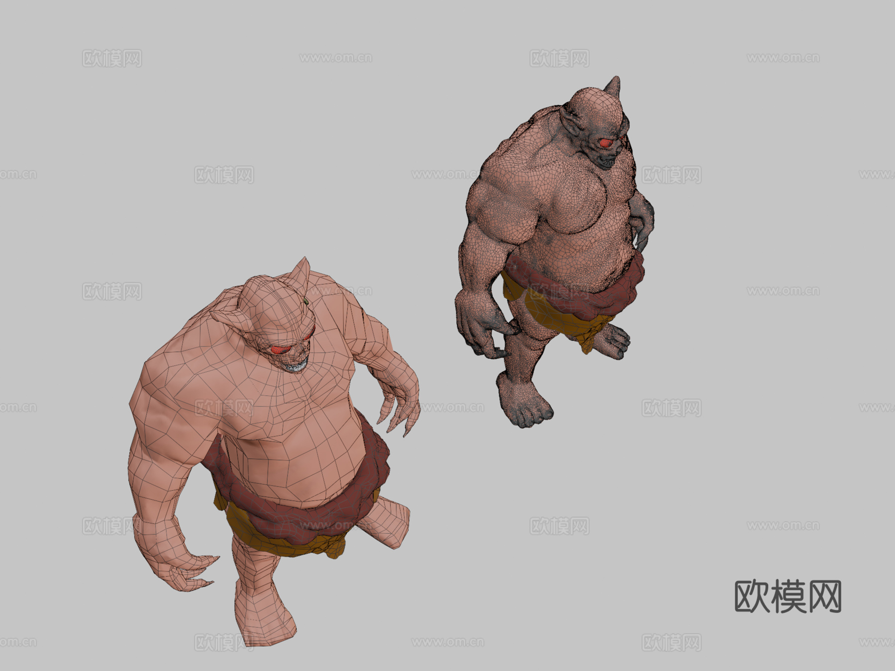 不是怪物3d模型