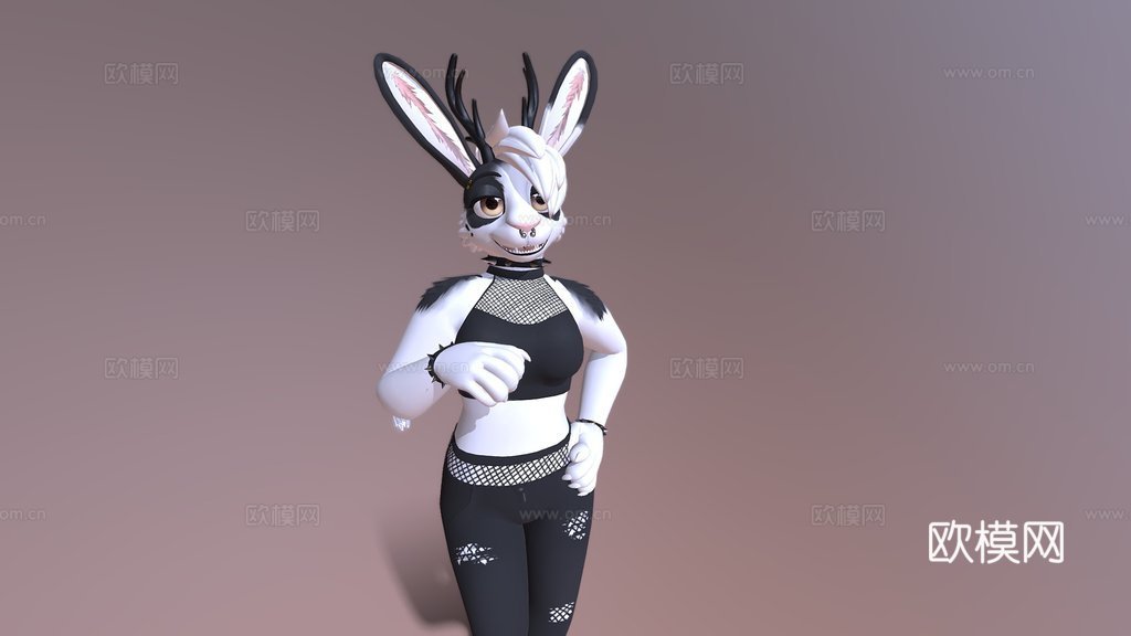 Ari虚拟聊天头像3d模型