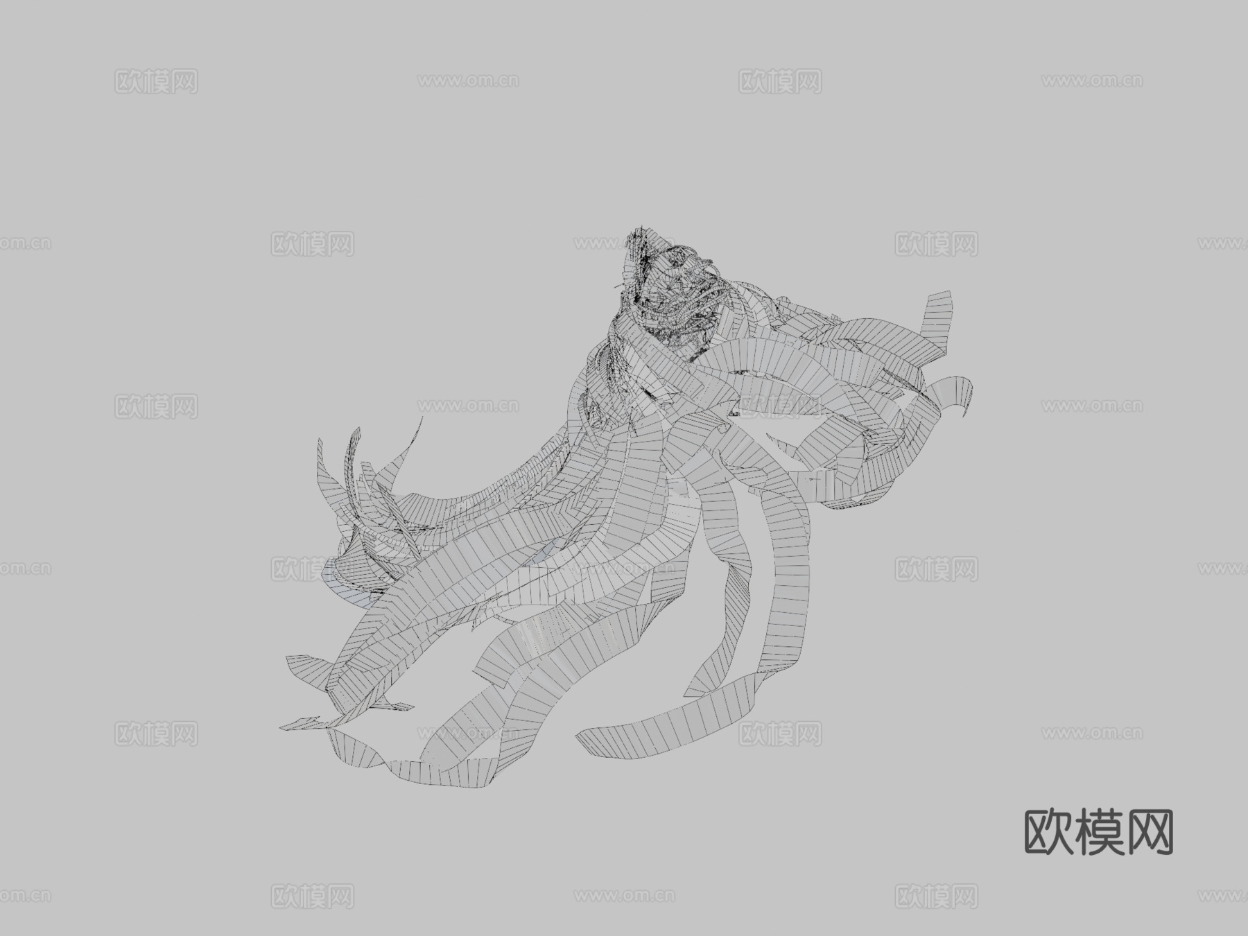 幻影刺客-刀塔2-倾斜笔刷3d模型