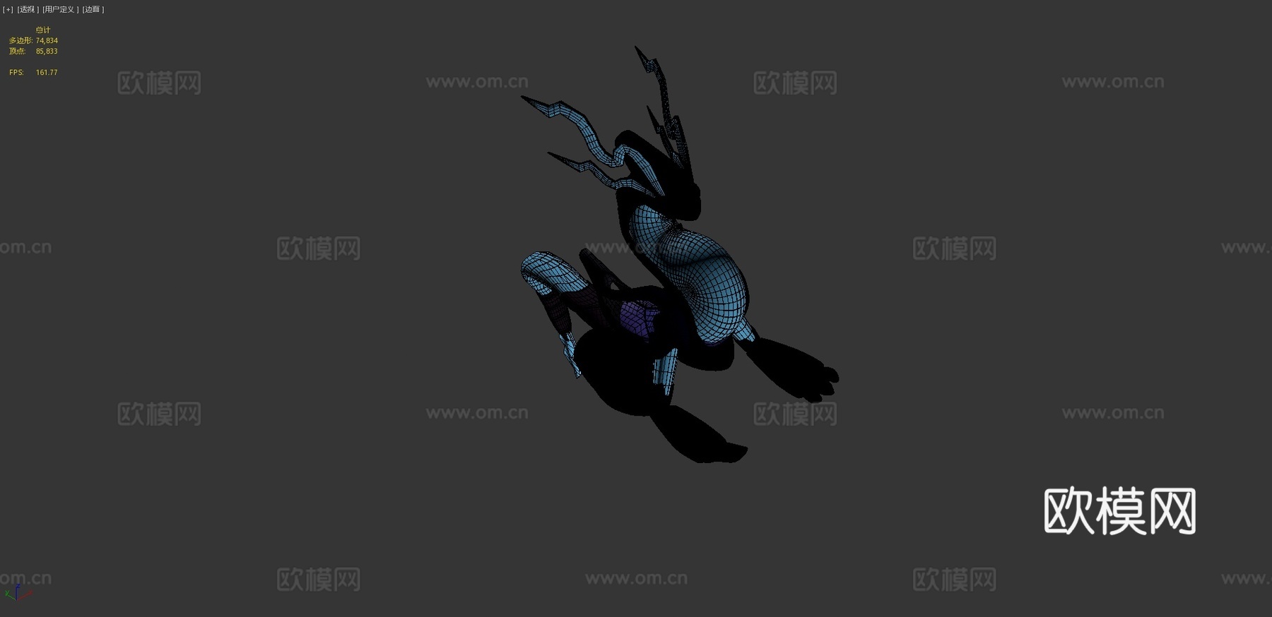 宝可梦密勒顿ポケモンミライドン3d模型