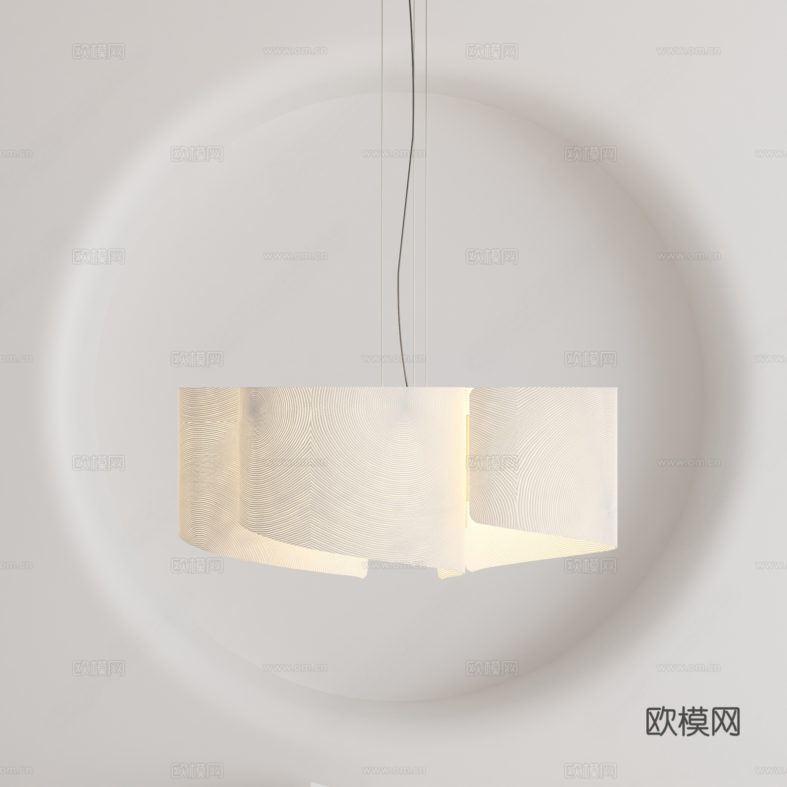 现代儿童房吊灯su模型