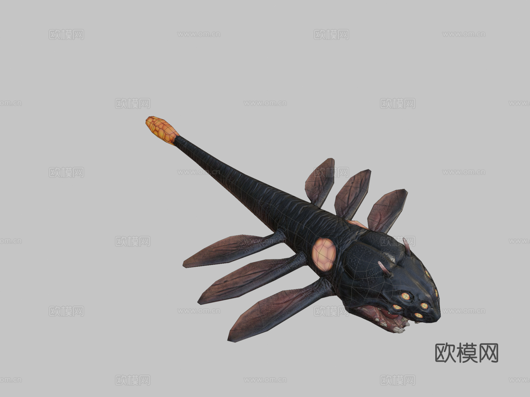 幼虫动画合集3d模型