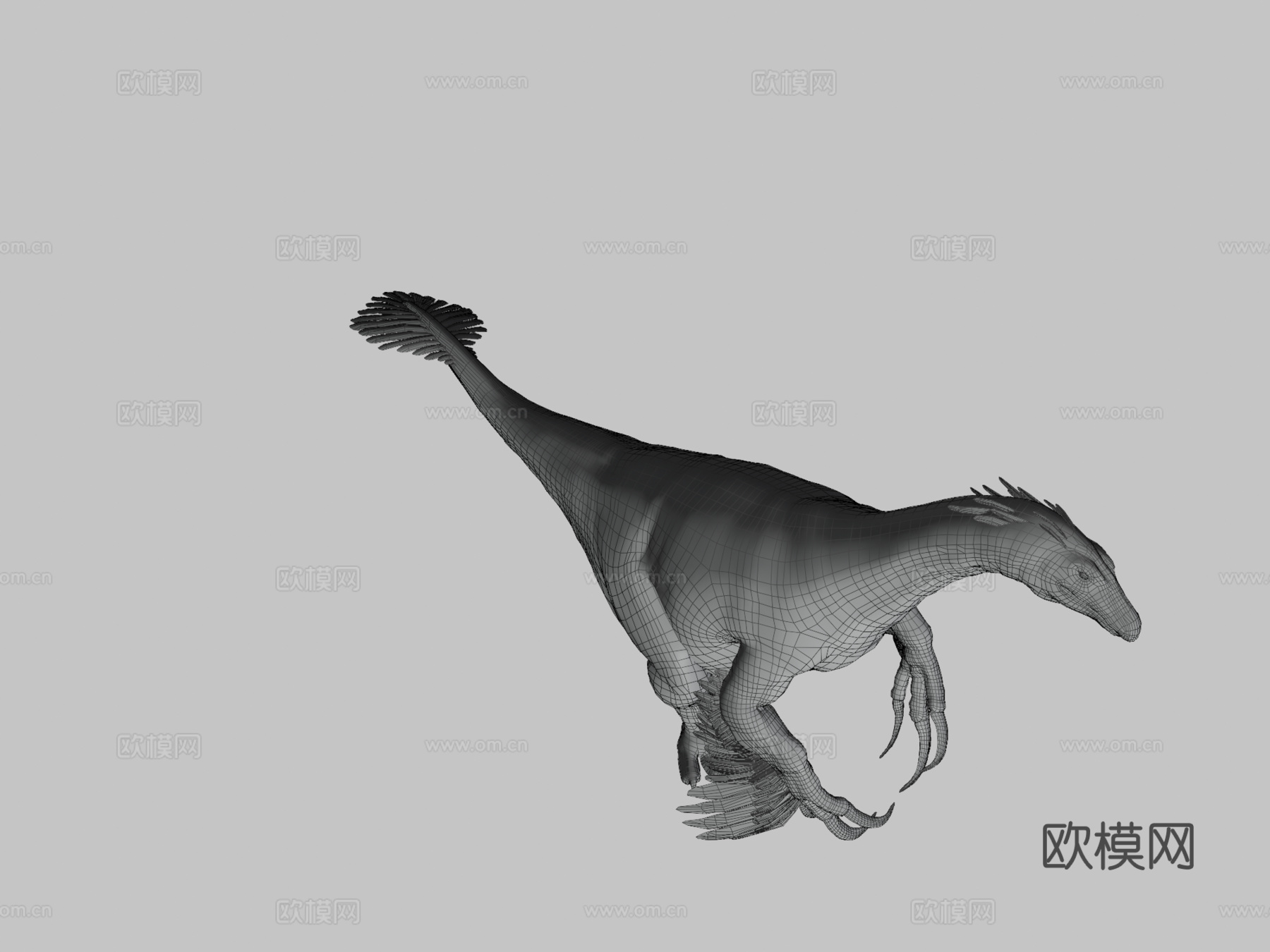 镰刀龙3d模型