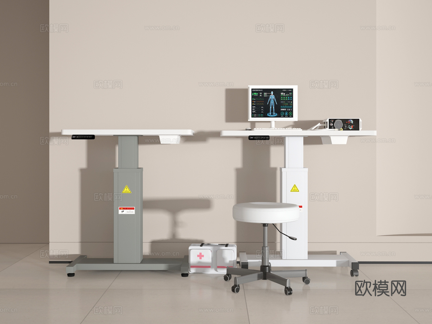 验光仪3d模型