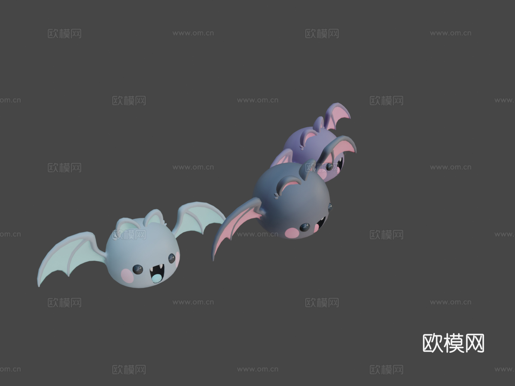 可爱小蝙蝠013d模型