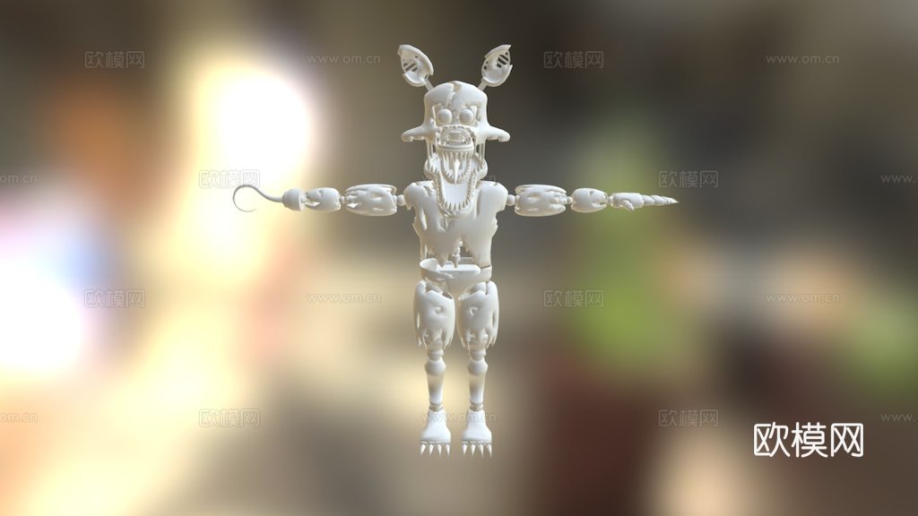 噩梦狐狸3d模型