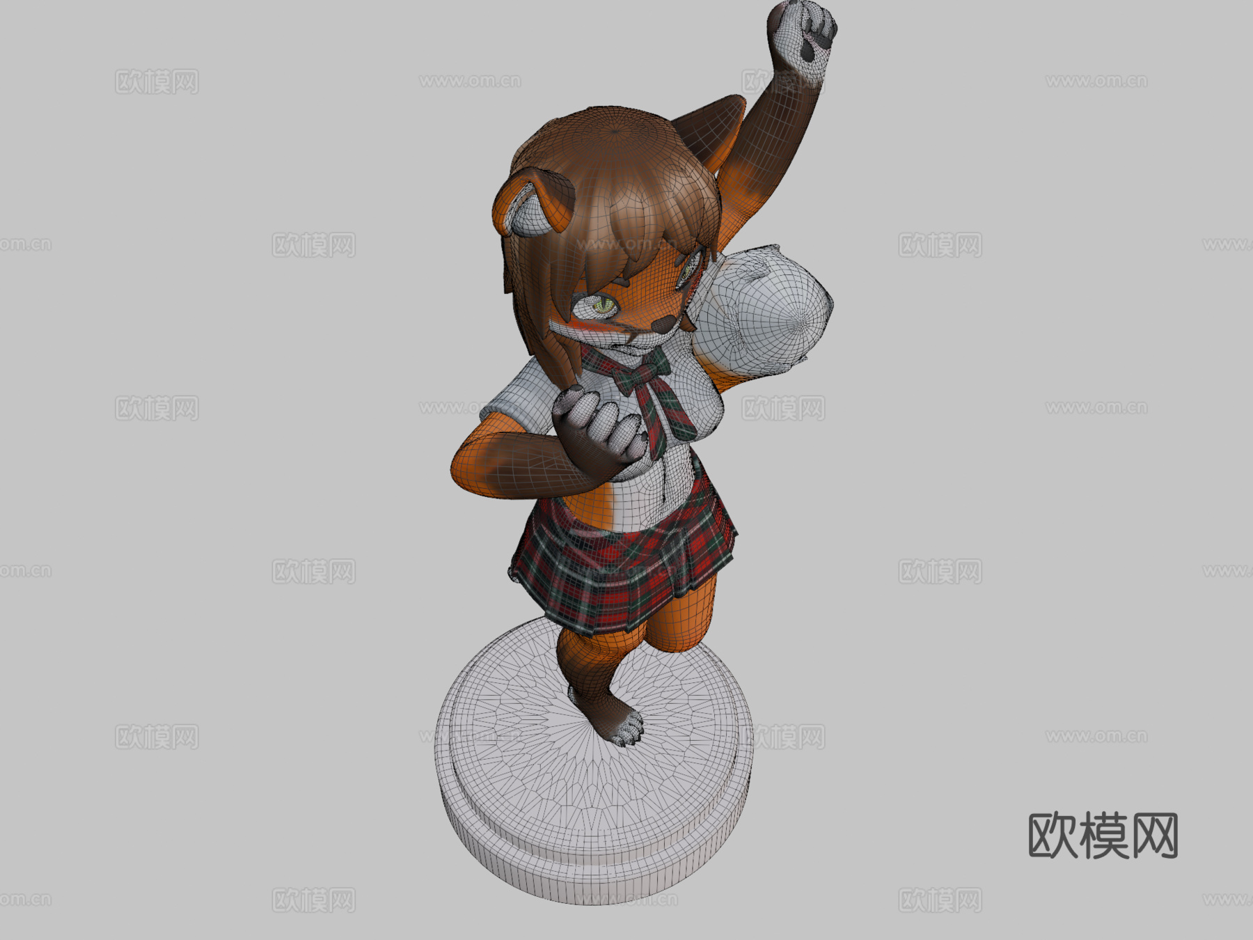 朱莉娅·白羊座3d模型