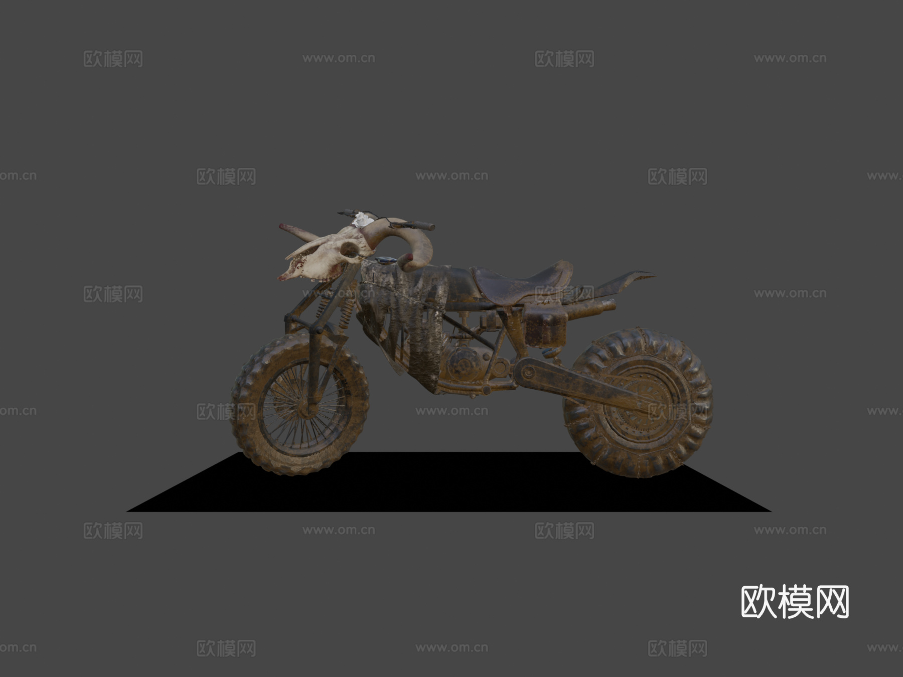 地狱摩托山羊3d模型
