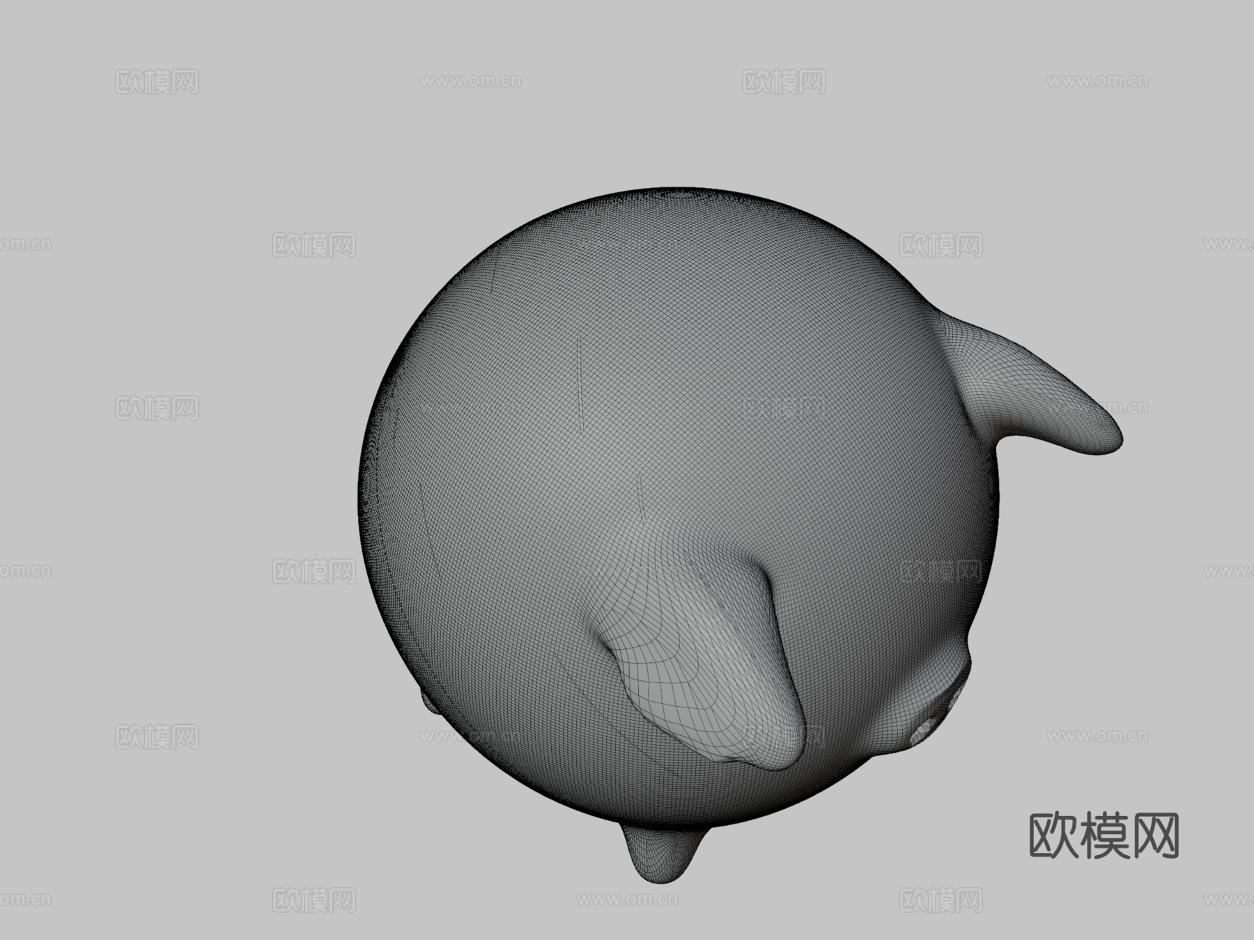 猪3d模型