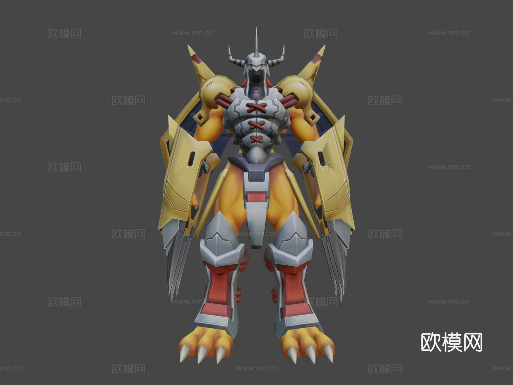 战斗暴龙兽3d模型