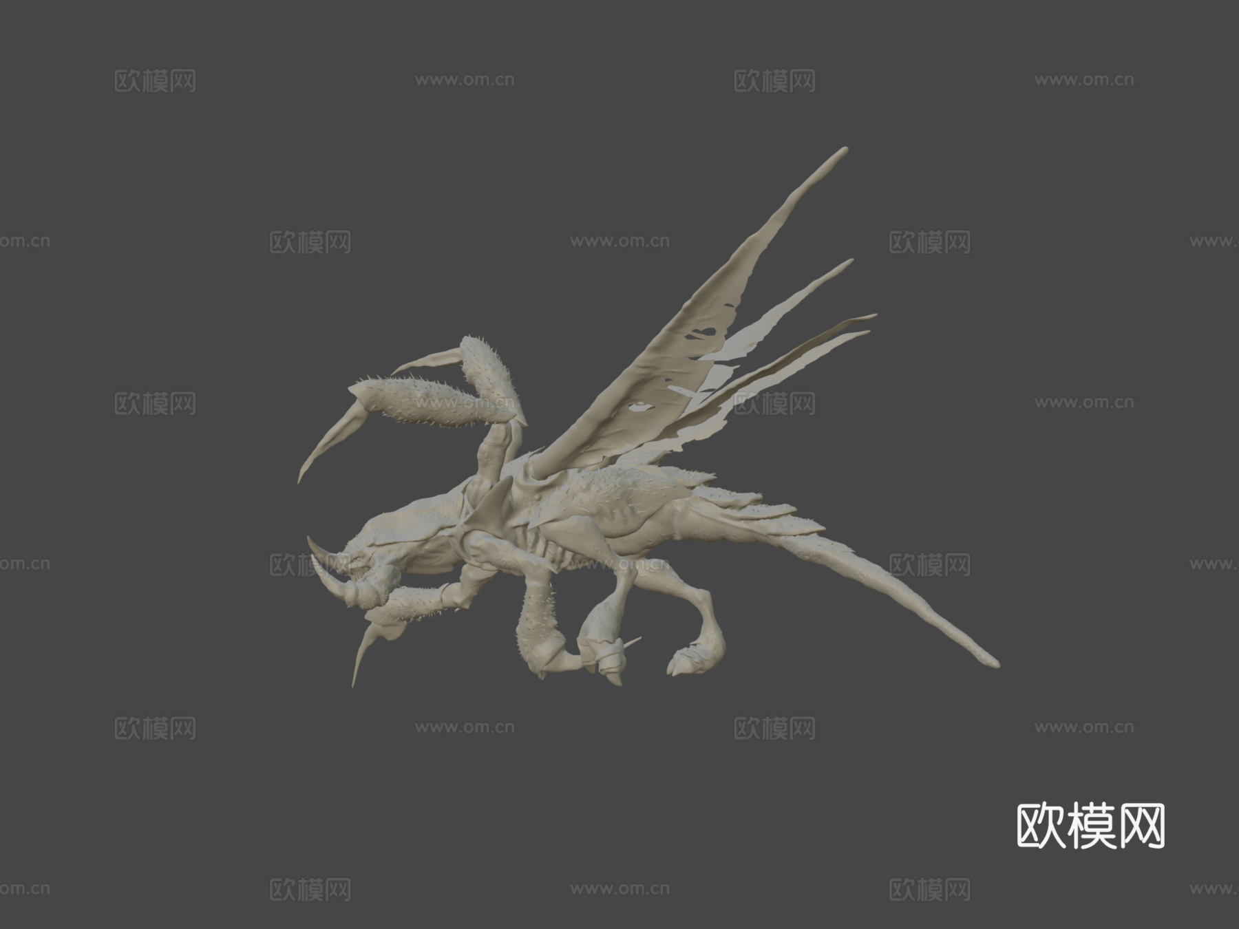 真实速龙3d模型