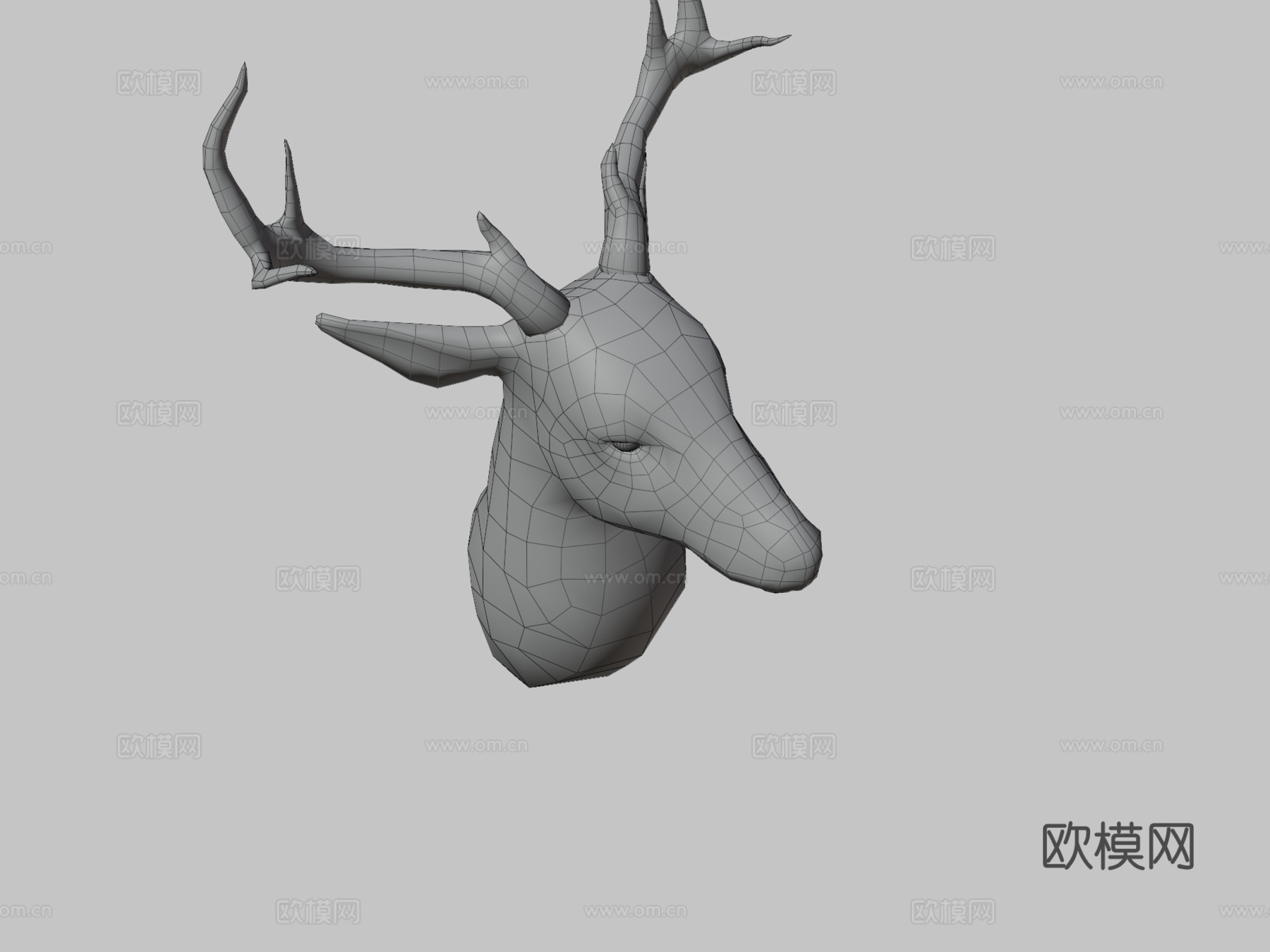 鹿3d模型