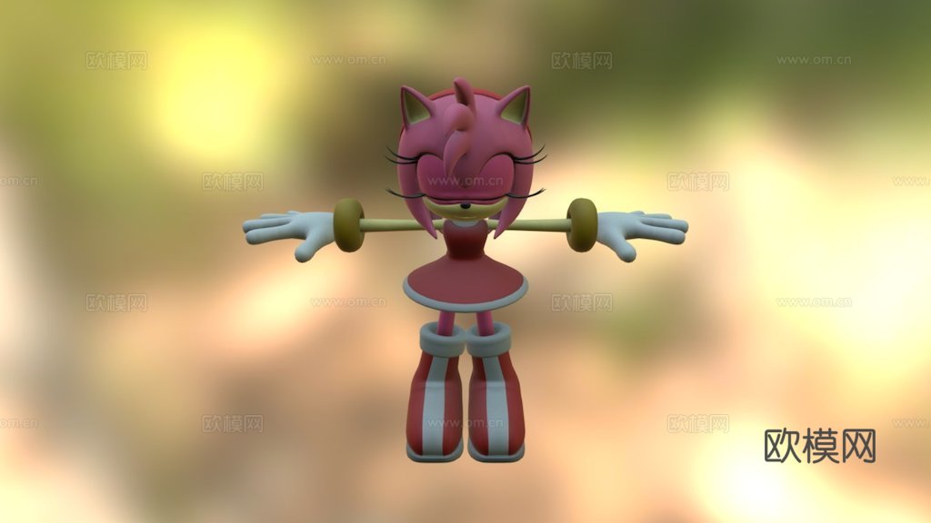 艾米·罗斯3d模型