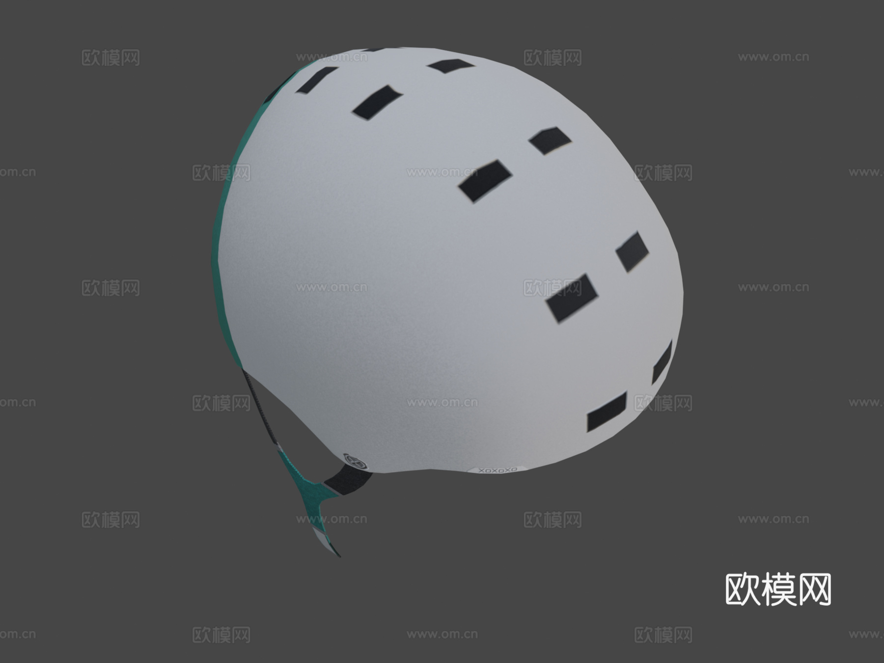 自行车帽3d模型