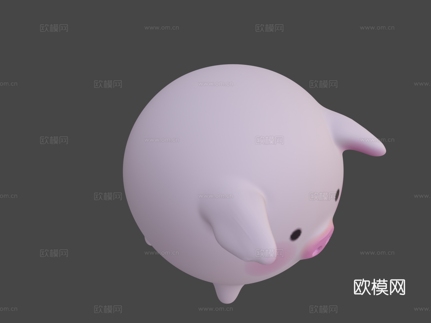 猪3d模型