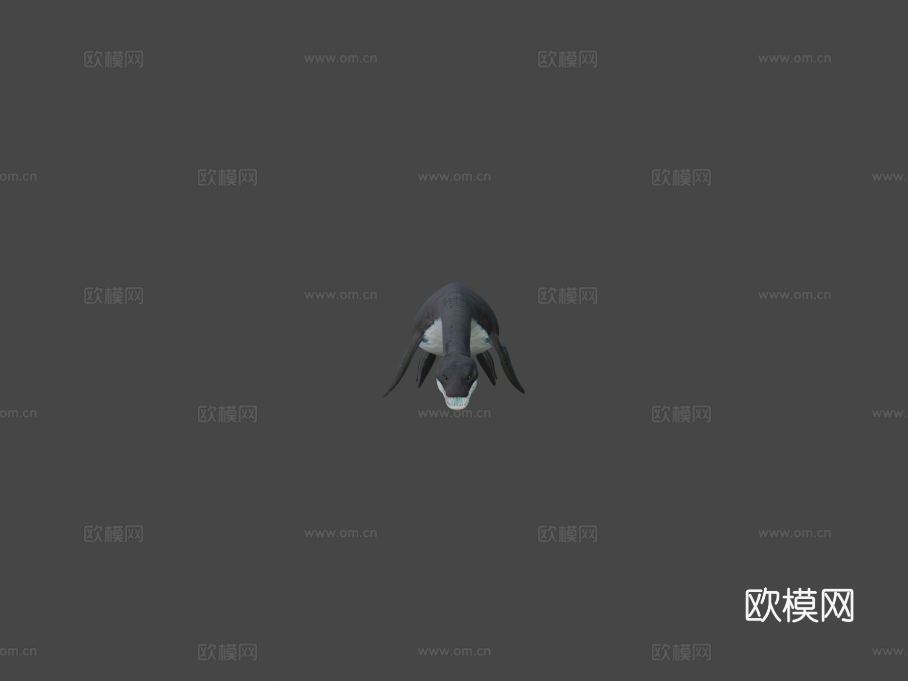 海洋蛇颈龙包3d模型