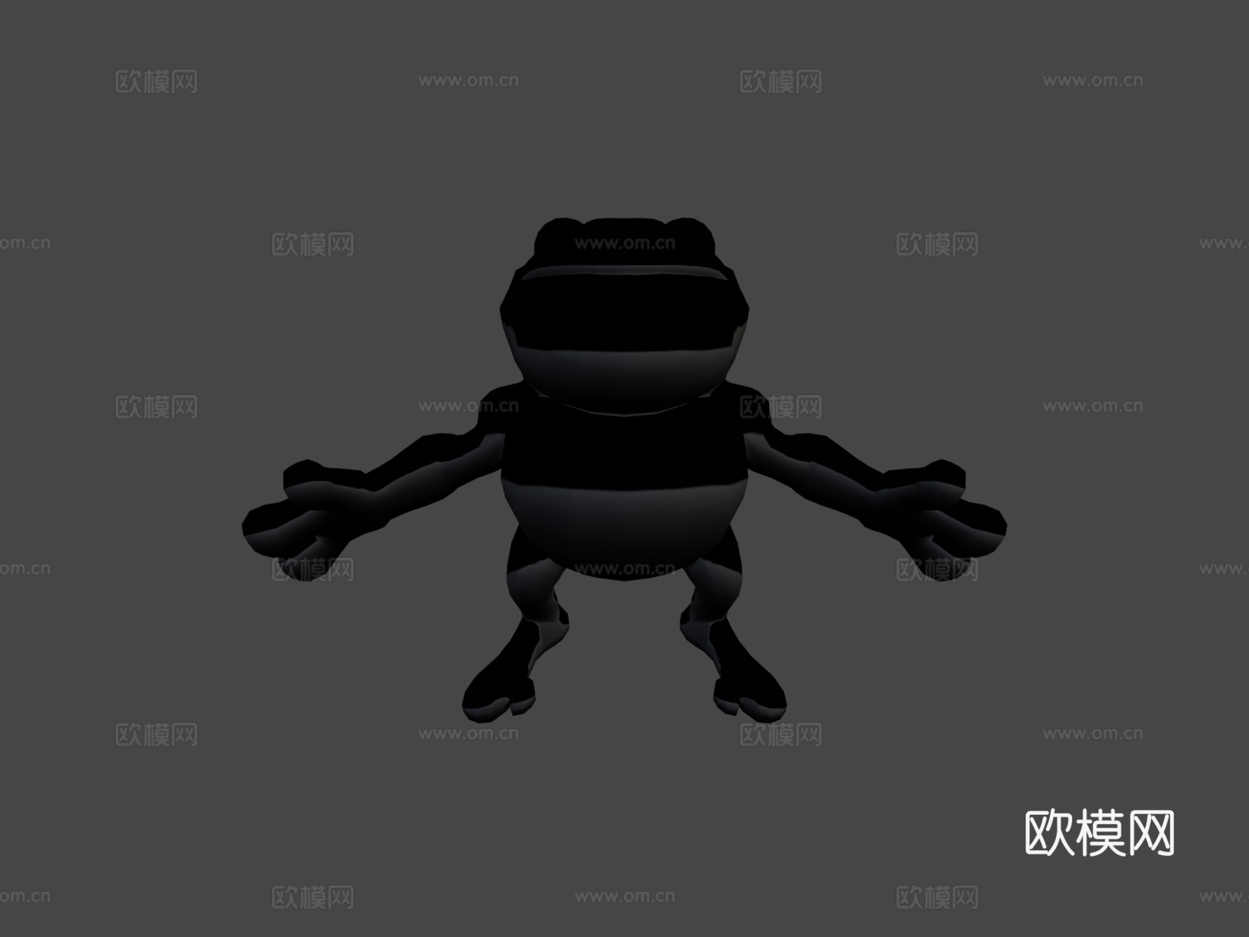格斗蛙乔巴3d模型