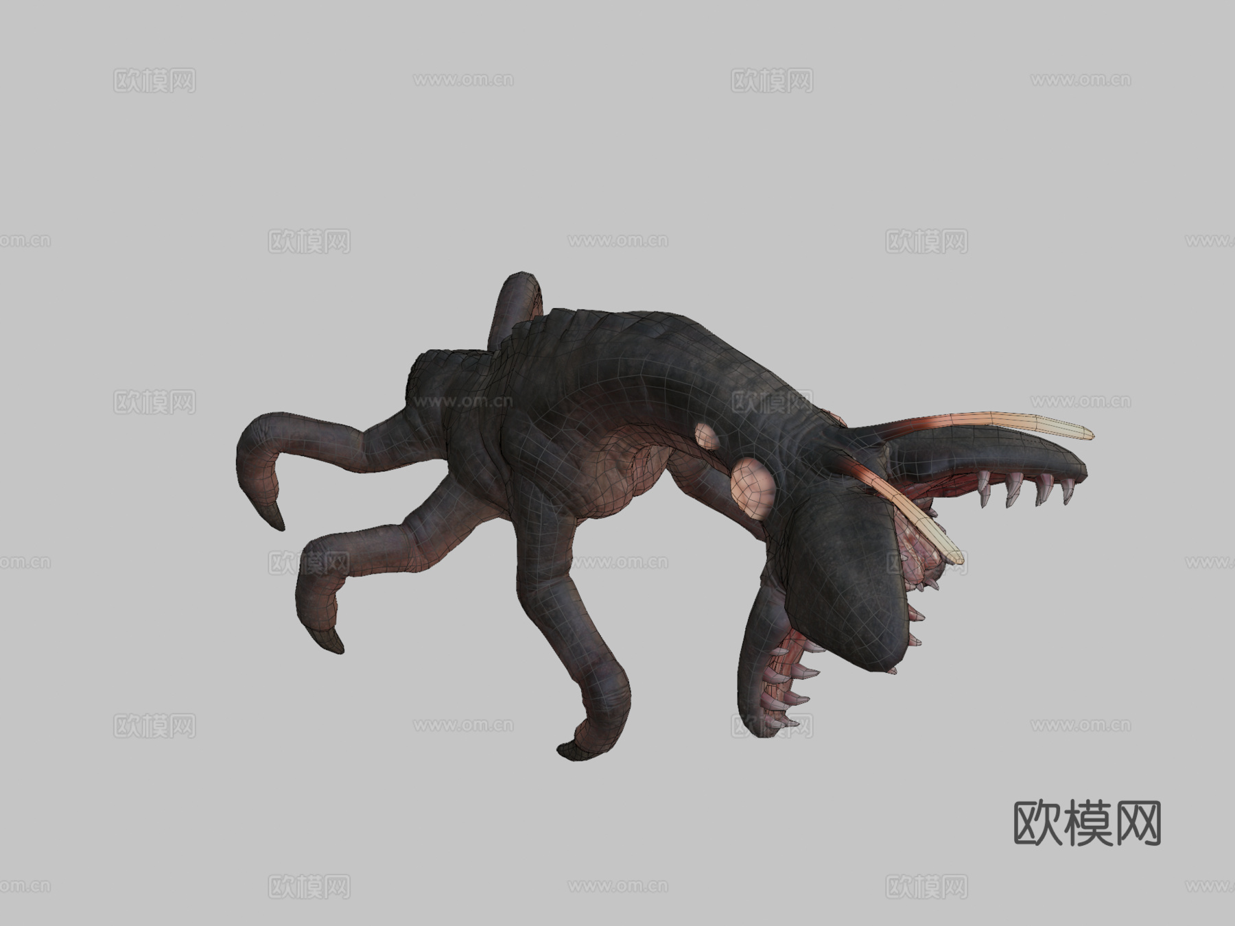 层铁氧体动画3d模型下载（渲染图2）