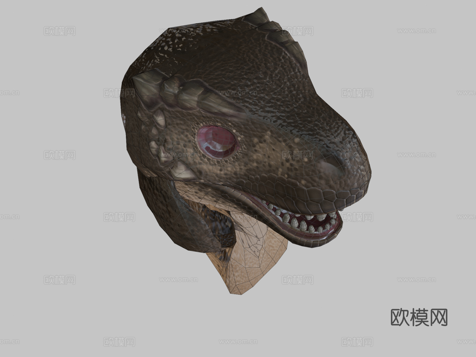 小霸王龙3d模型