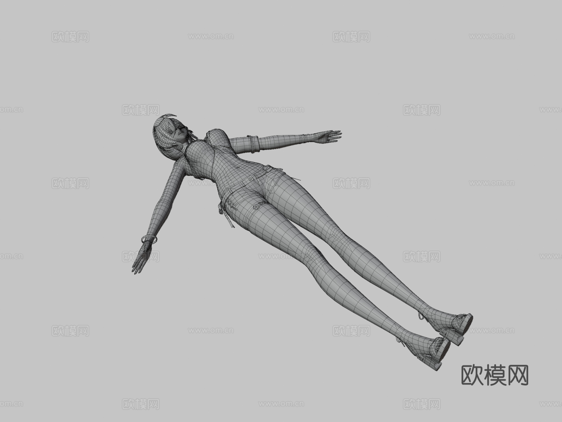 塞勒涅3d模型