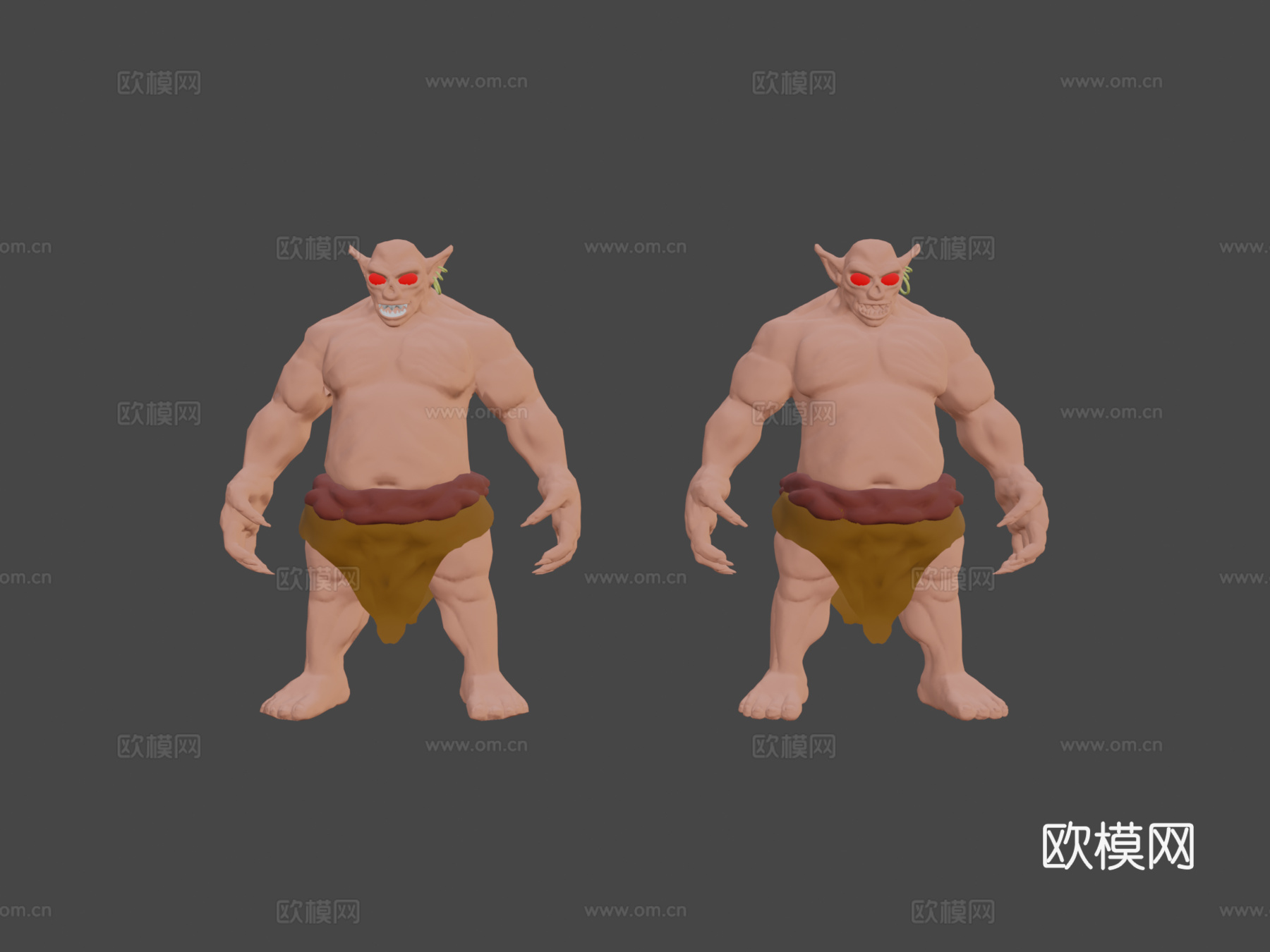 不是怪物3d模型