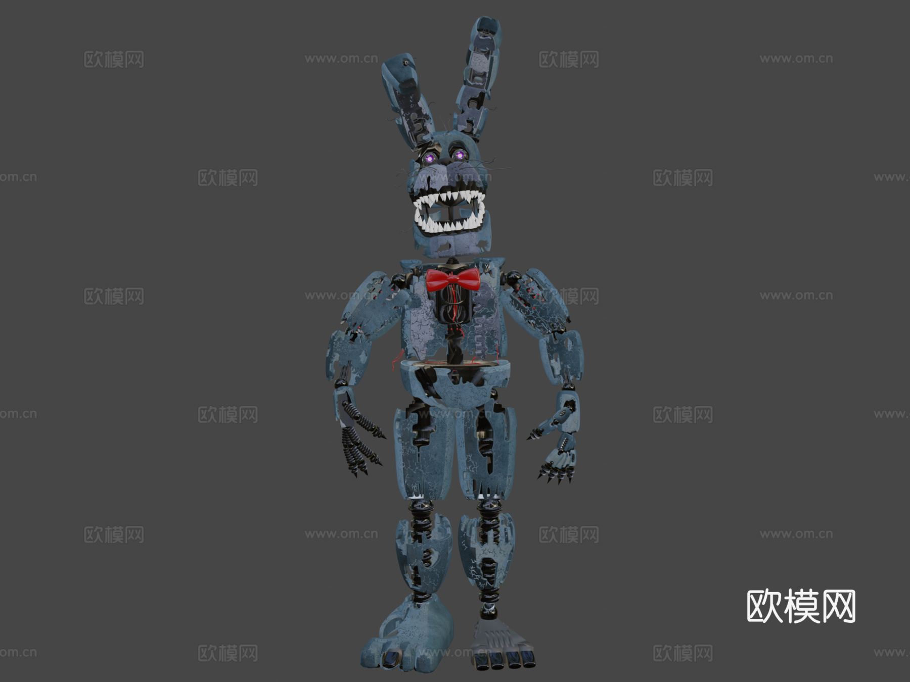 搅拌机噩梦邦尼3d模型
