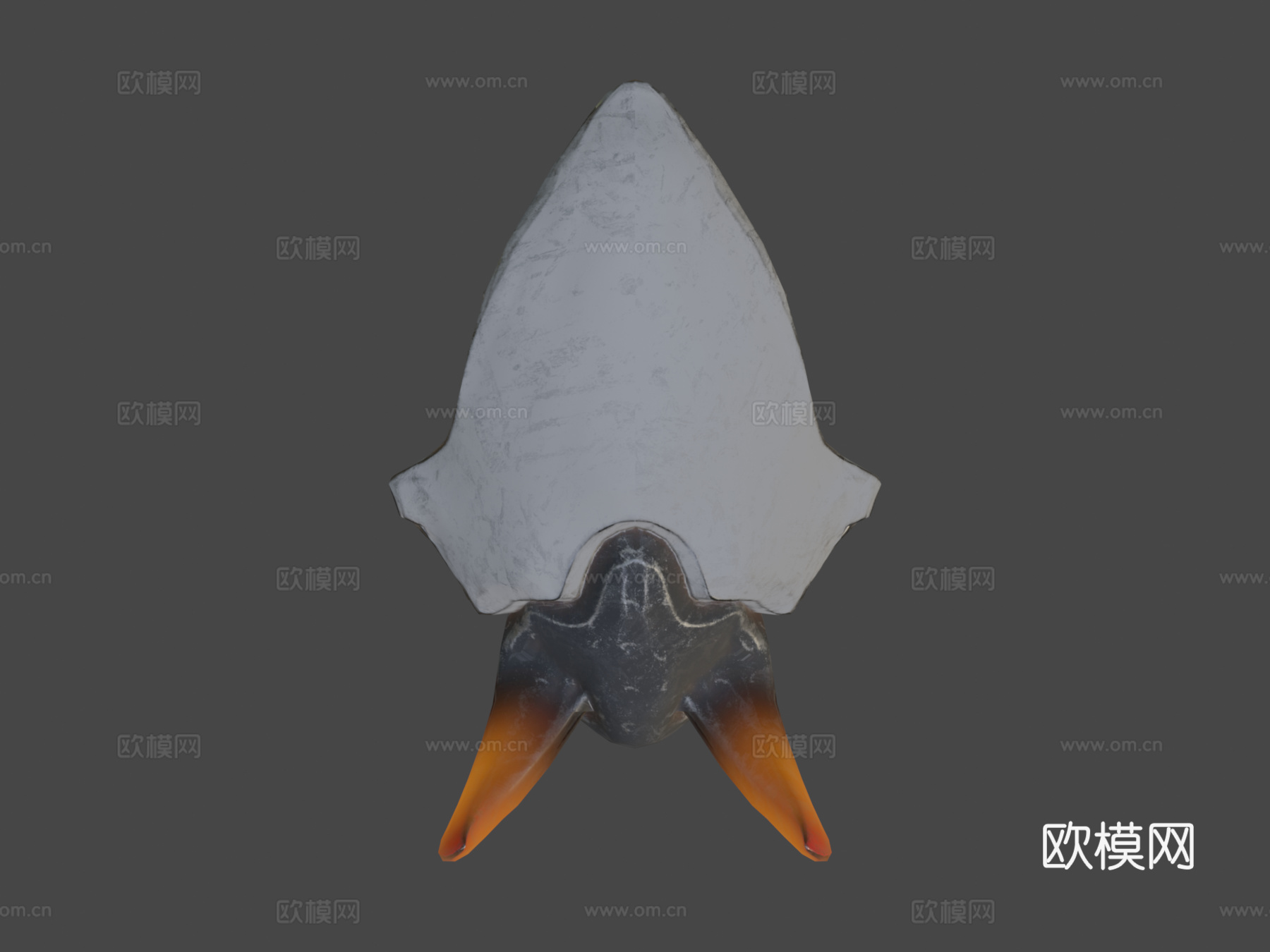 《星际战甲》鬼面皮肤3d模型