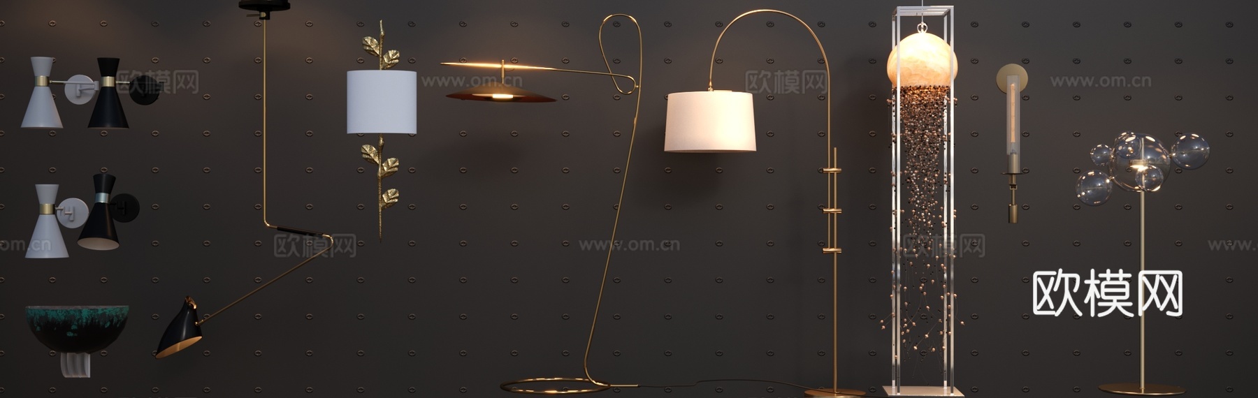 灯具 落地灯 台灯 壁灯 异形灯3d模型