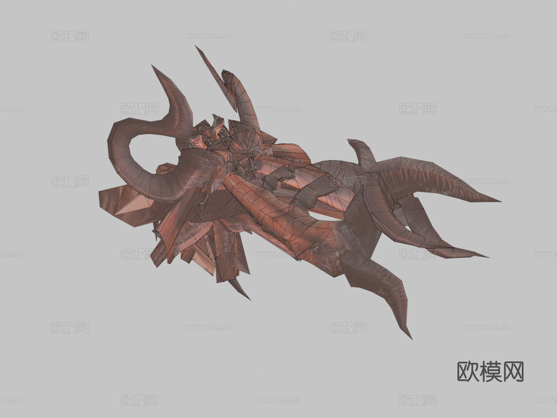 弗林特巨口3d模型