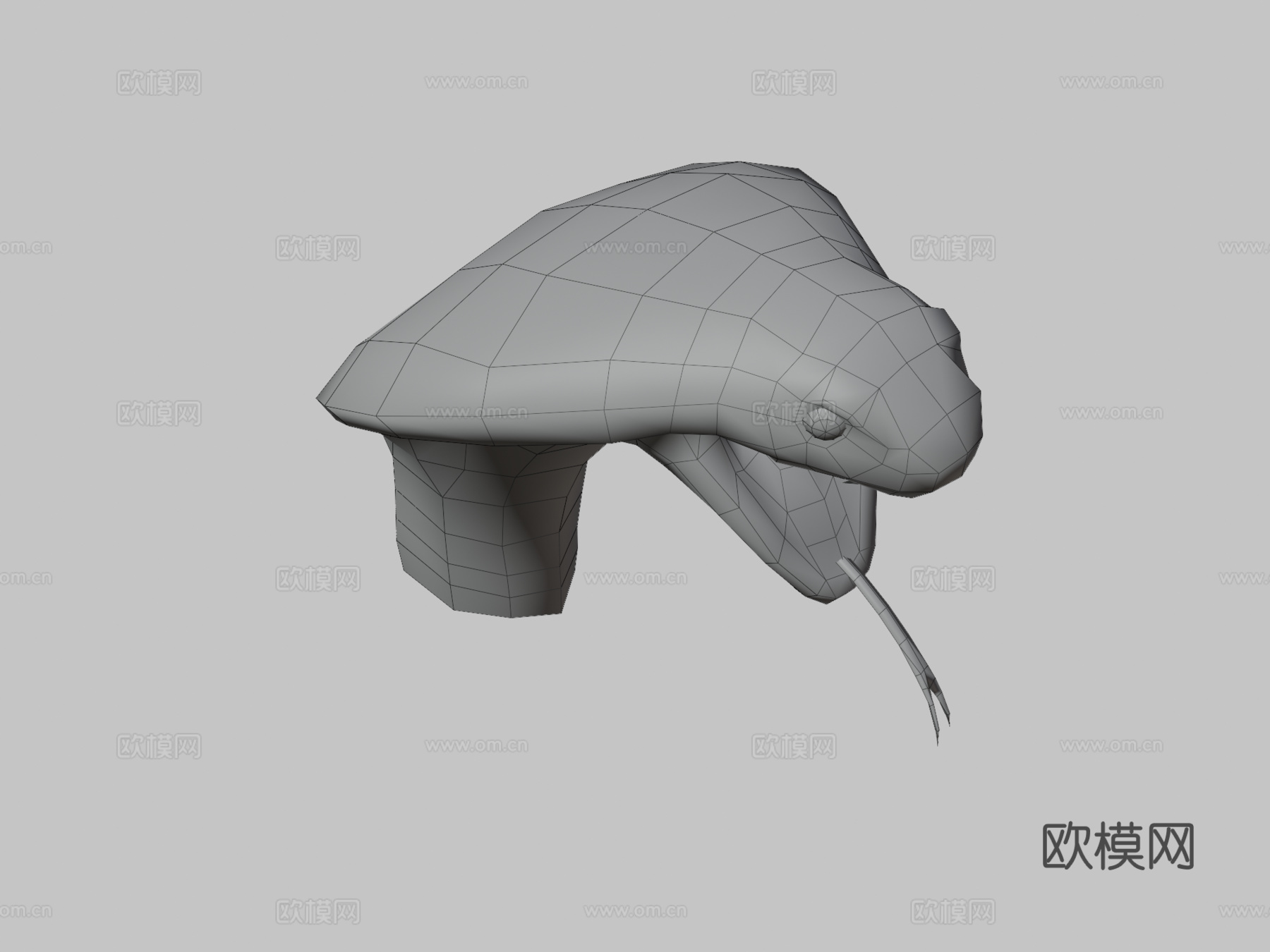 中国老大眼镜蛇-枪派冒险3d模型