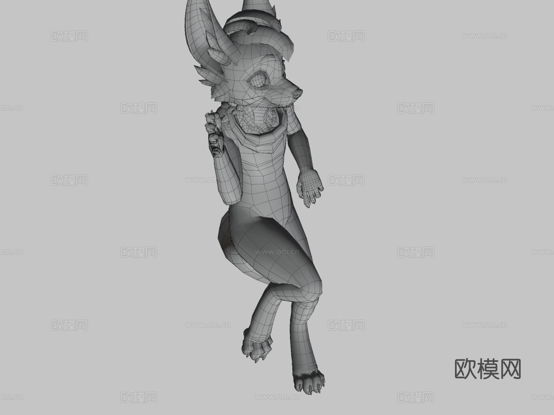品客狐狸VRChat虚拟形象3d模型