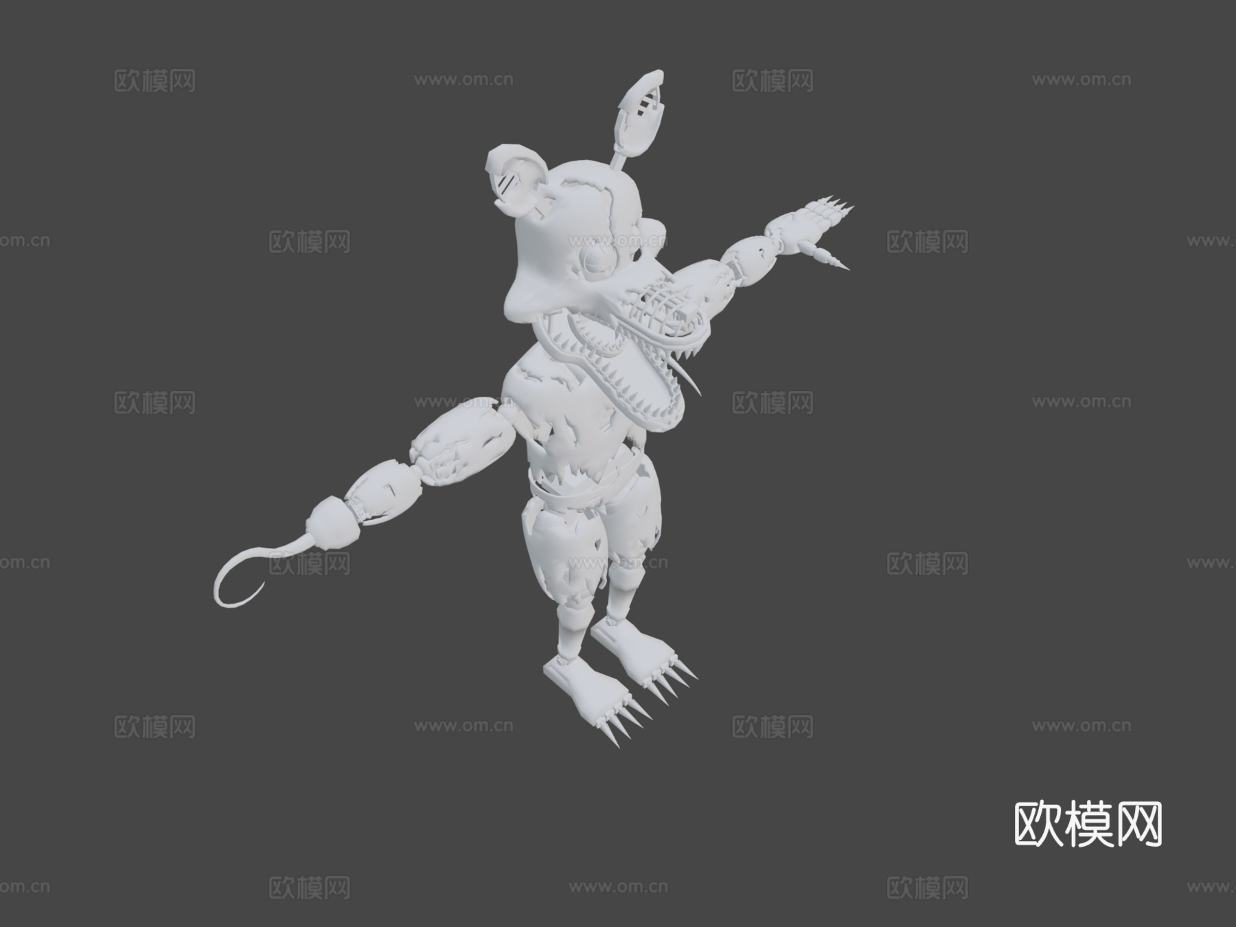 噩梦狐狸3d模型