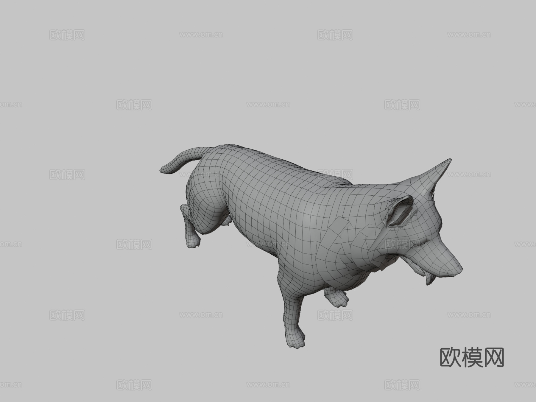 狗3d模型