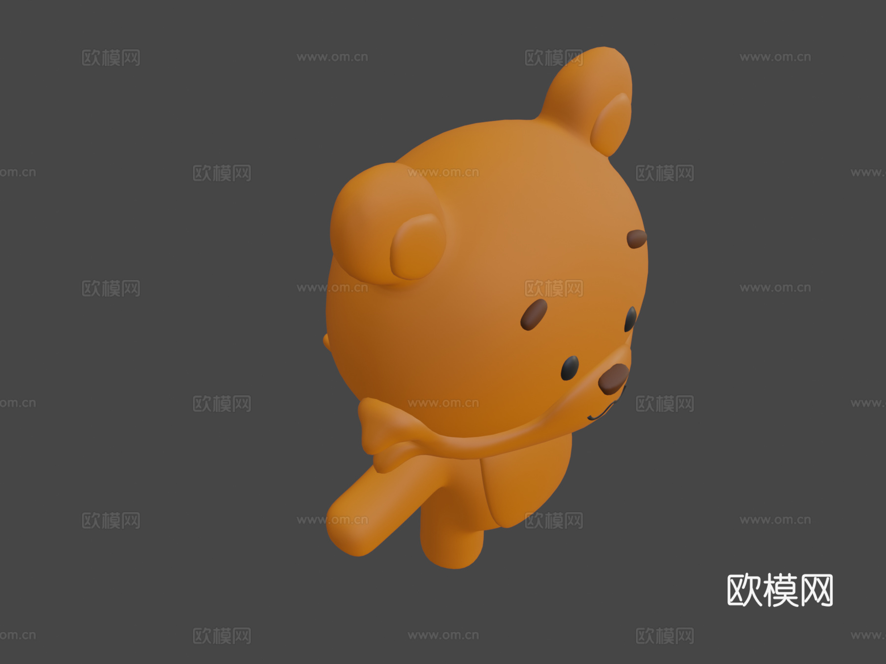 老虎角色3d模型