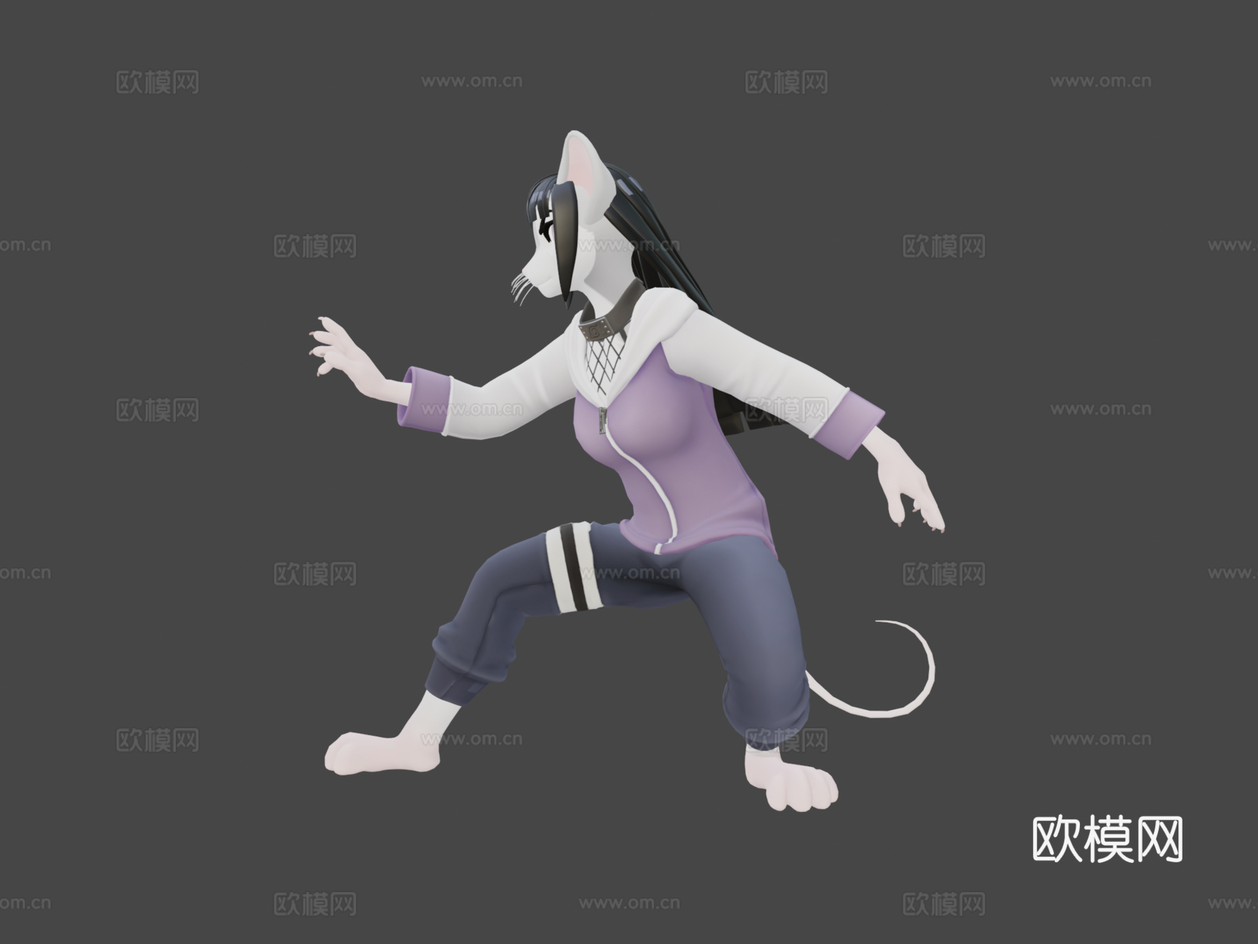老鼠~VRChat雏田皮肤3d模型