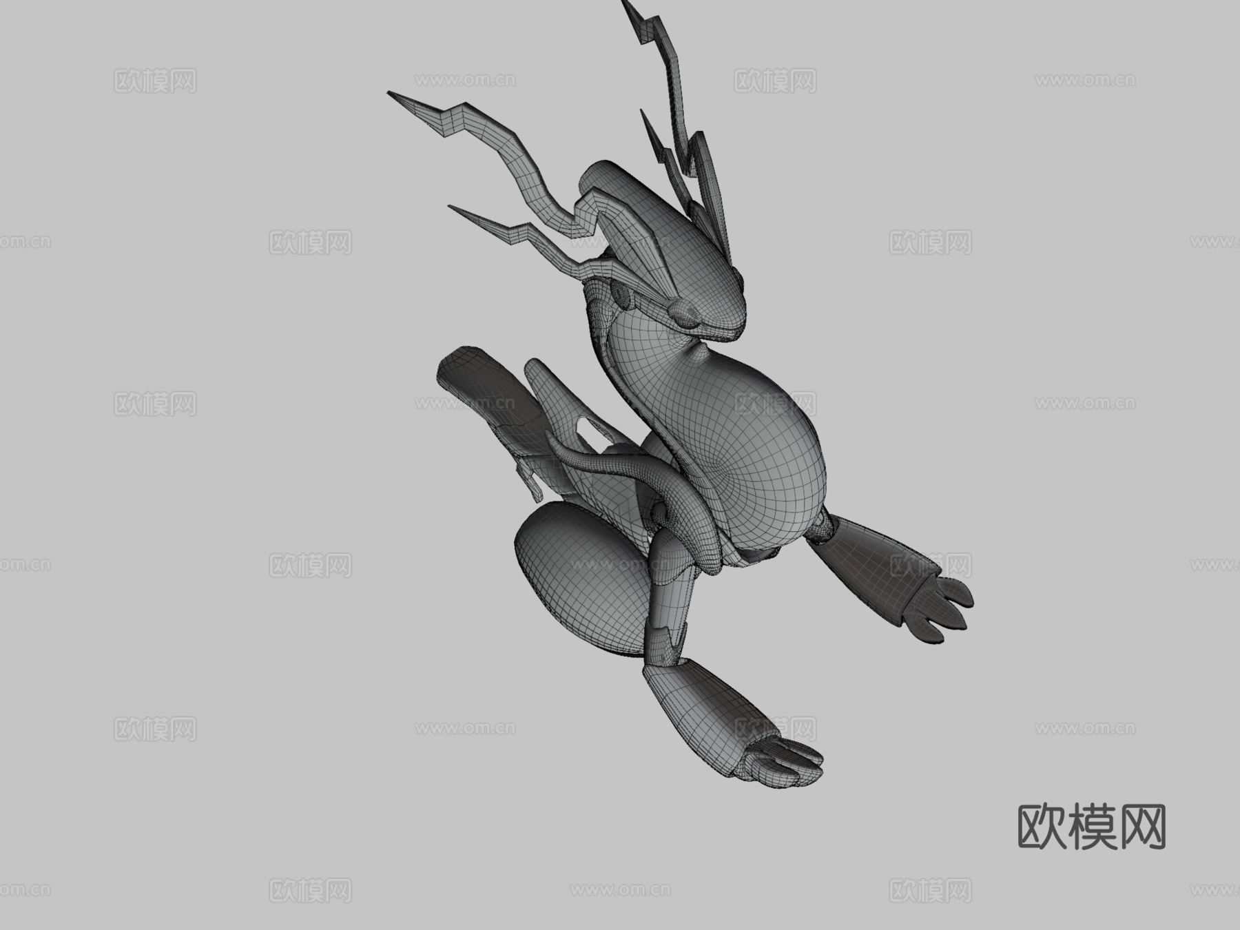 宝可梦密勒顿ポケモンミライドン3d模型