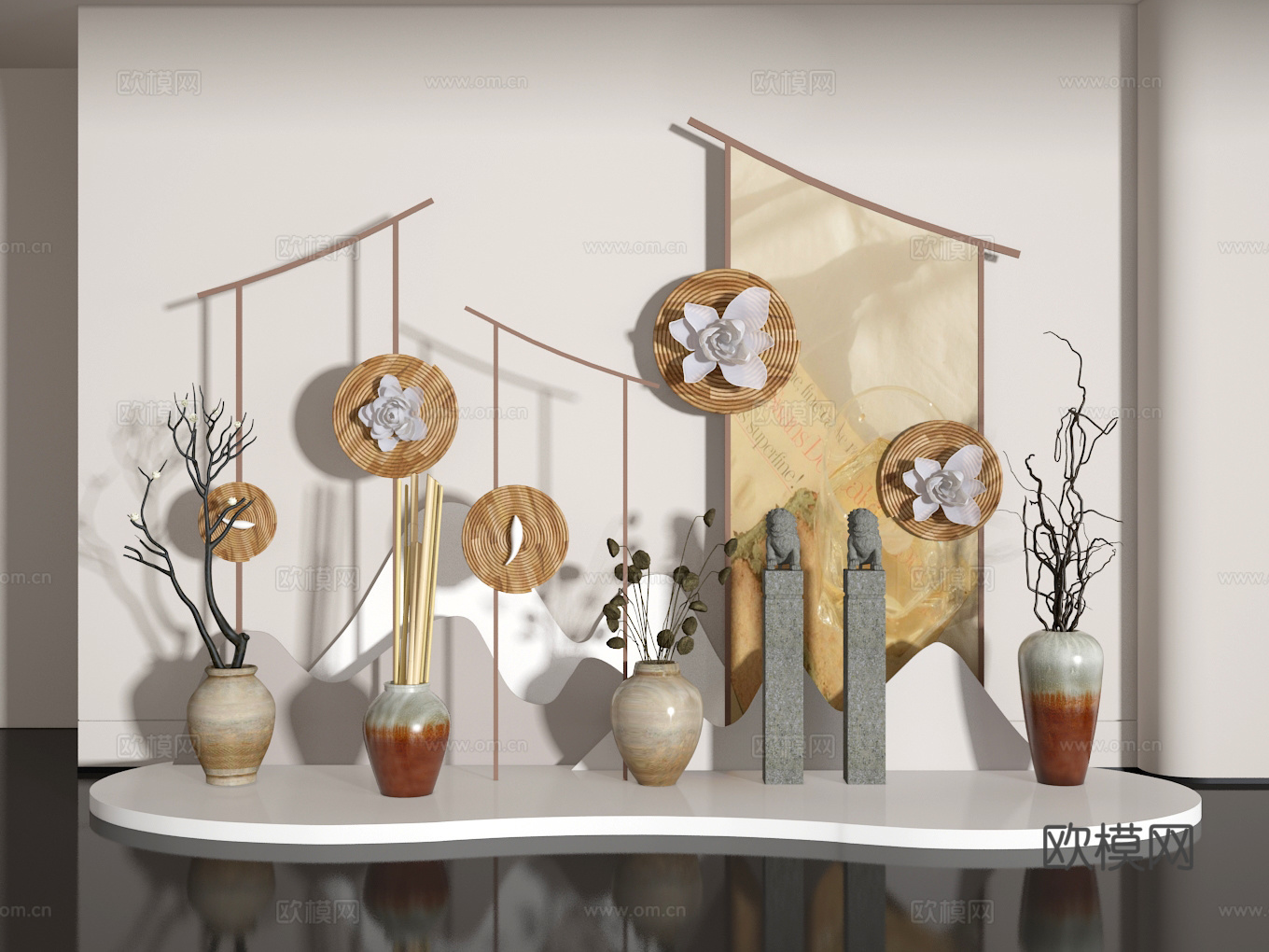 橱窗美陈3d模型